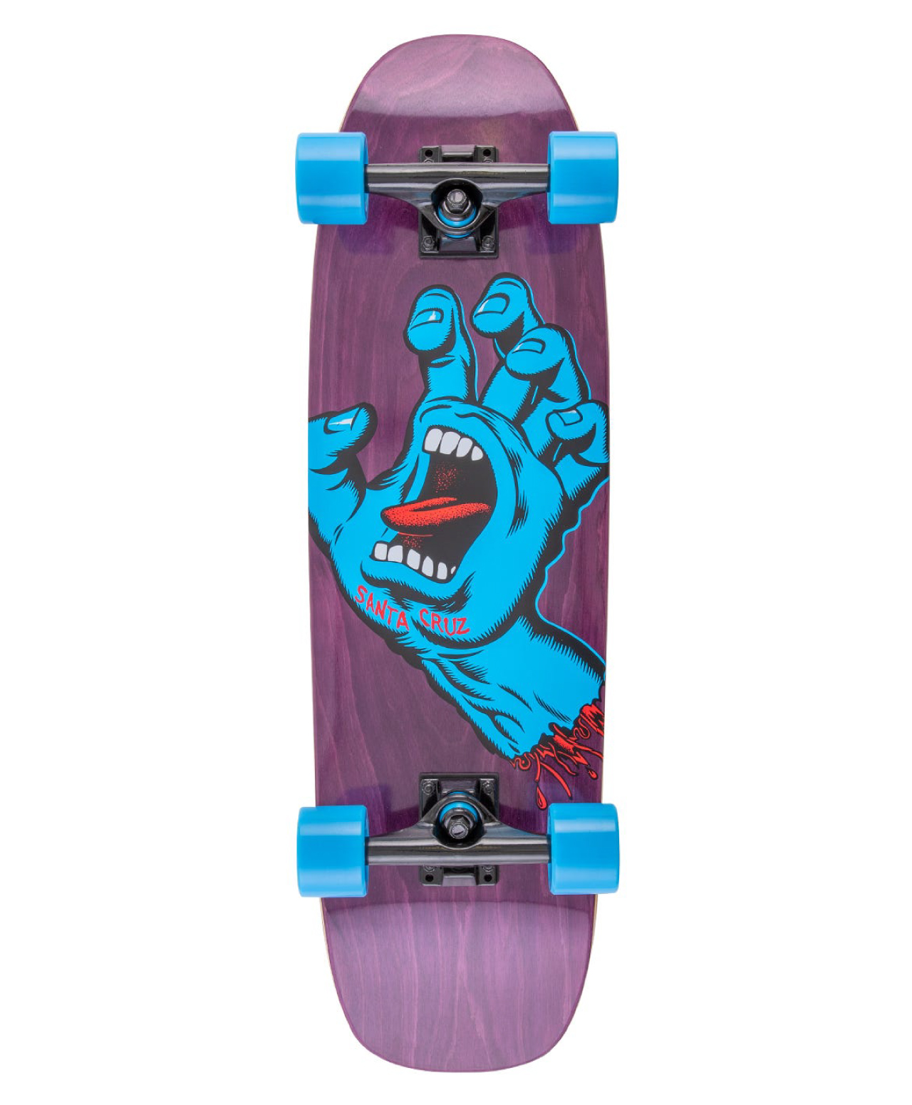 SANTA CRUZ SCREAMING HAND STREET 8.4 X 29.4 PURPLE