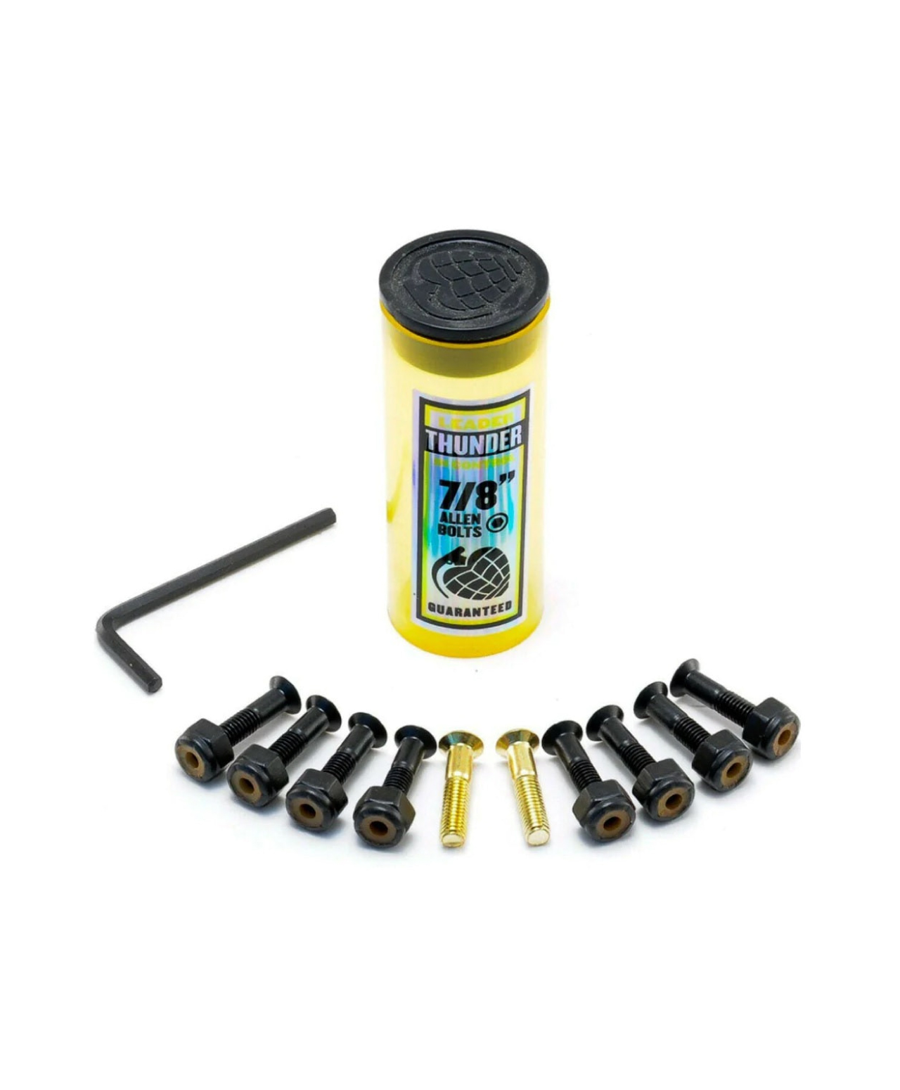 THUNDER 7/8 ALLEN BOLTS BLACK/GOLD