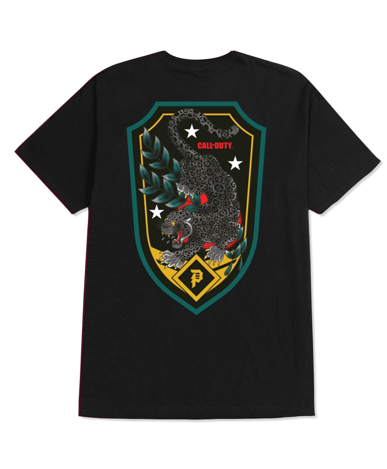 PRIMITIVE X CALL OF DUTY BLACK JAGUAR TEE BLACK
