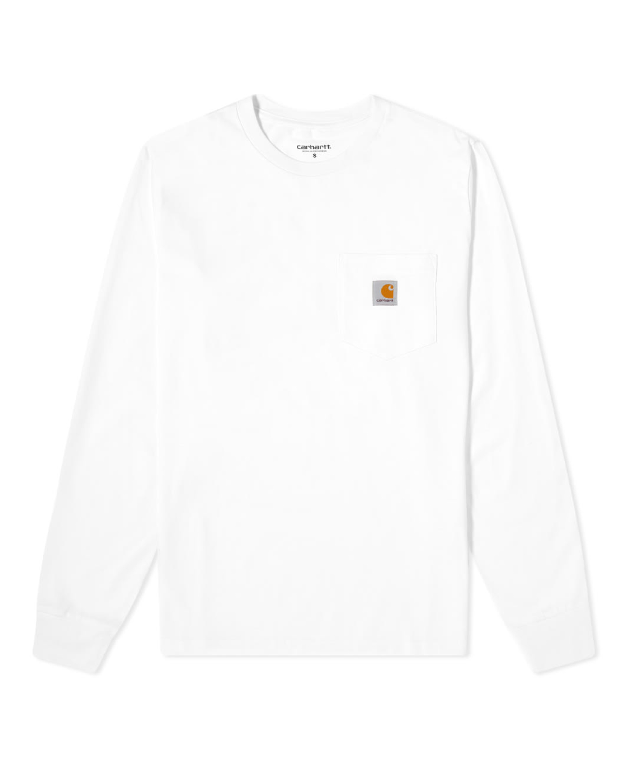 CARHARTT WIP POCKET LONG SLEEVE WHITE