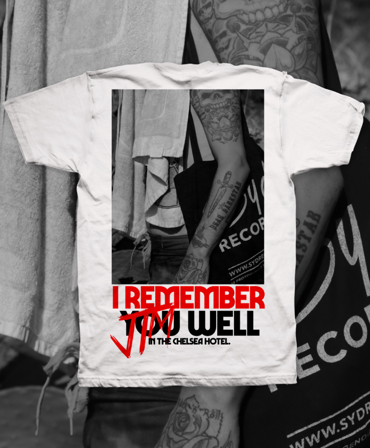 COLOR X CHELSEA JIM TEE WHITE