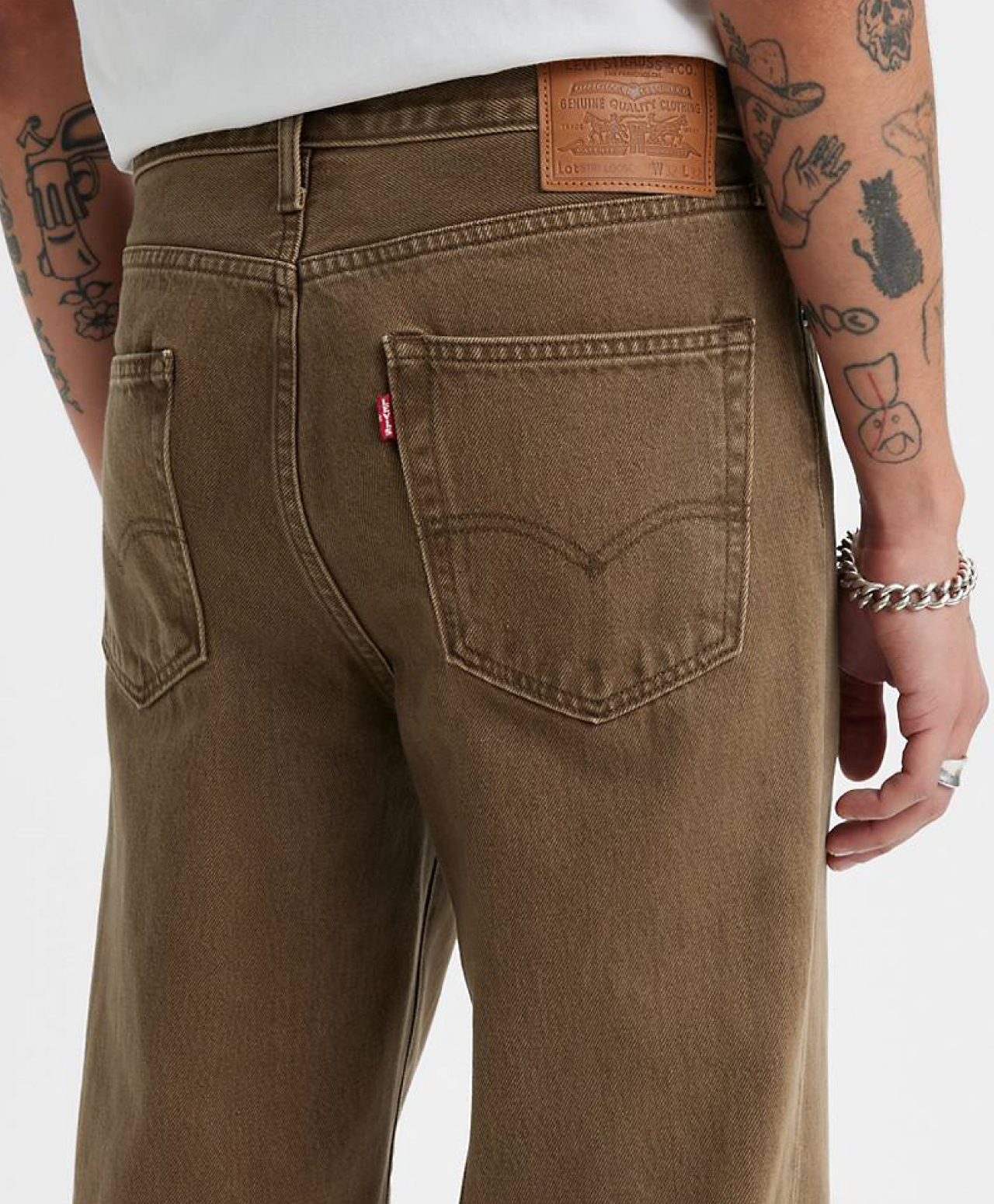 LEVI'S® 568™ STAY LOOSE JEANS HOLD ON BROWN, PANTS
