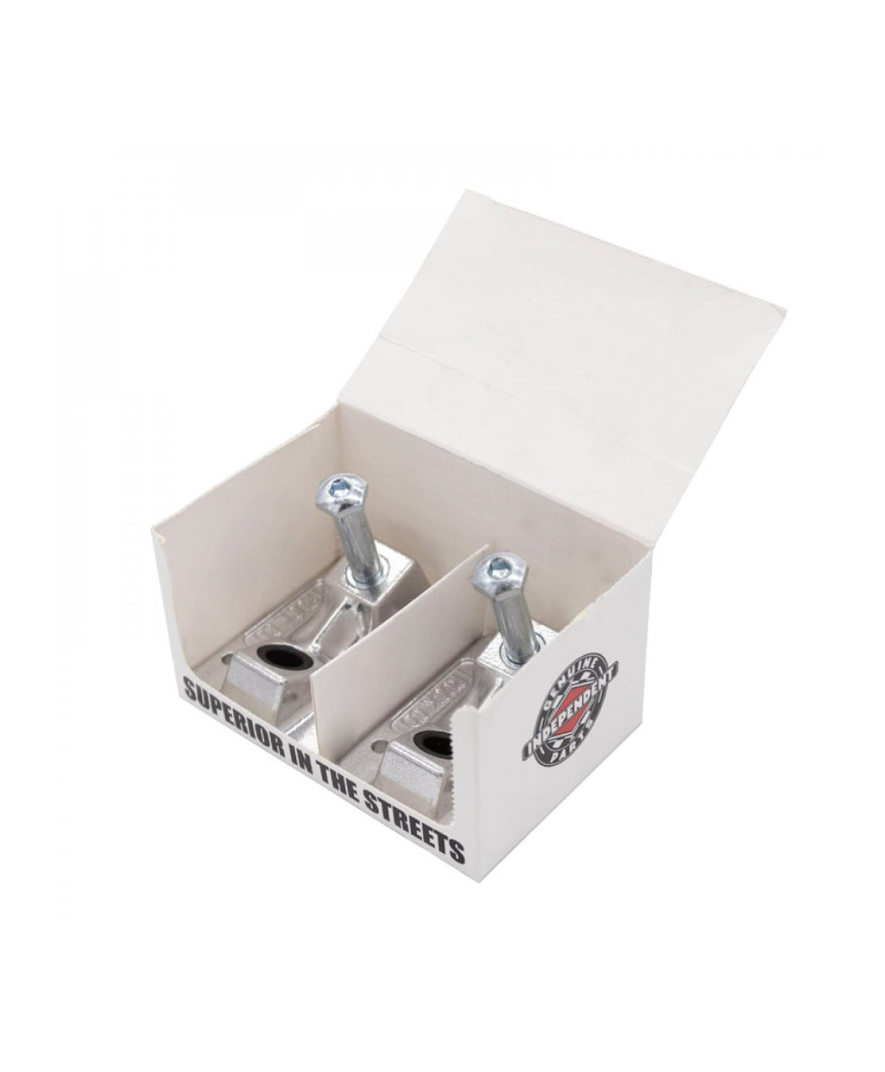 INDEPENDENT INVERTED KINGPIN BASEPLATE SET SILVER