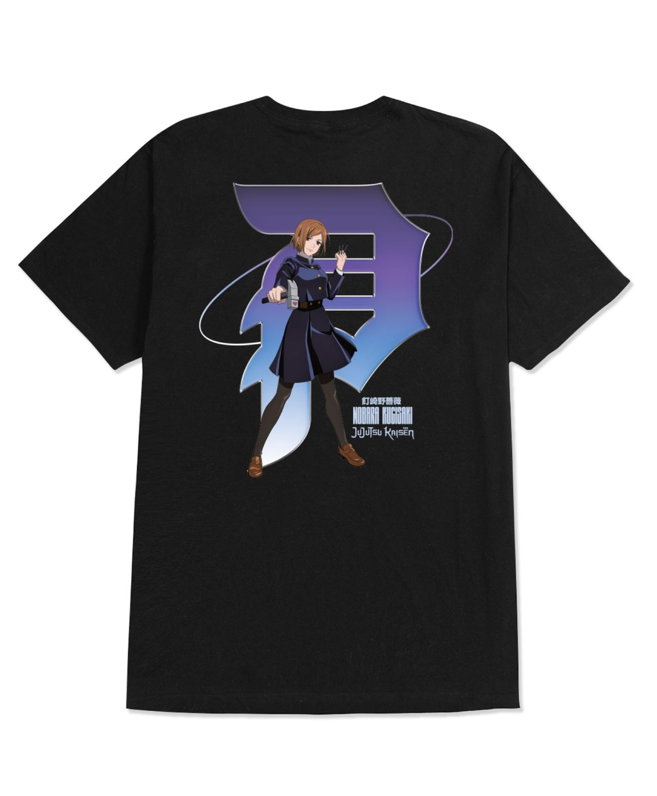 PRIMITIVE X JUJUTSU KAISEN NOBARA TEE BLACK