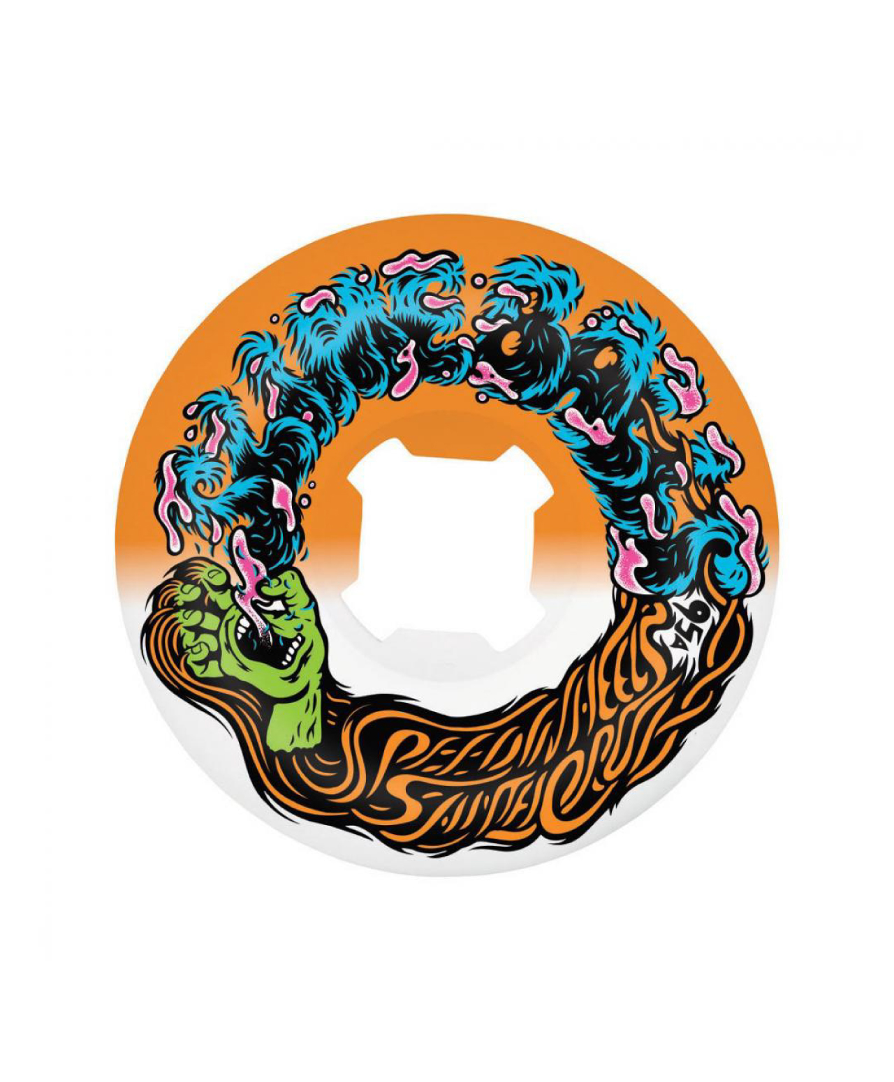 SLIME BALLS HAIRBALLS 50-50 95A 56mm WHEELS ORANGE/WHITE