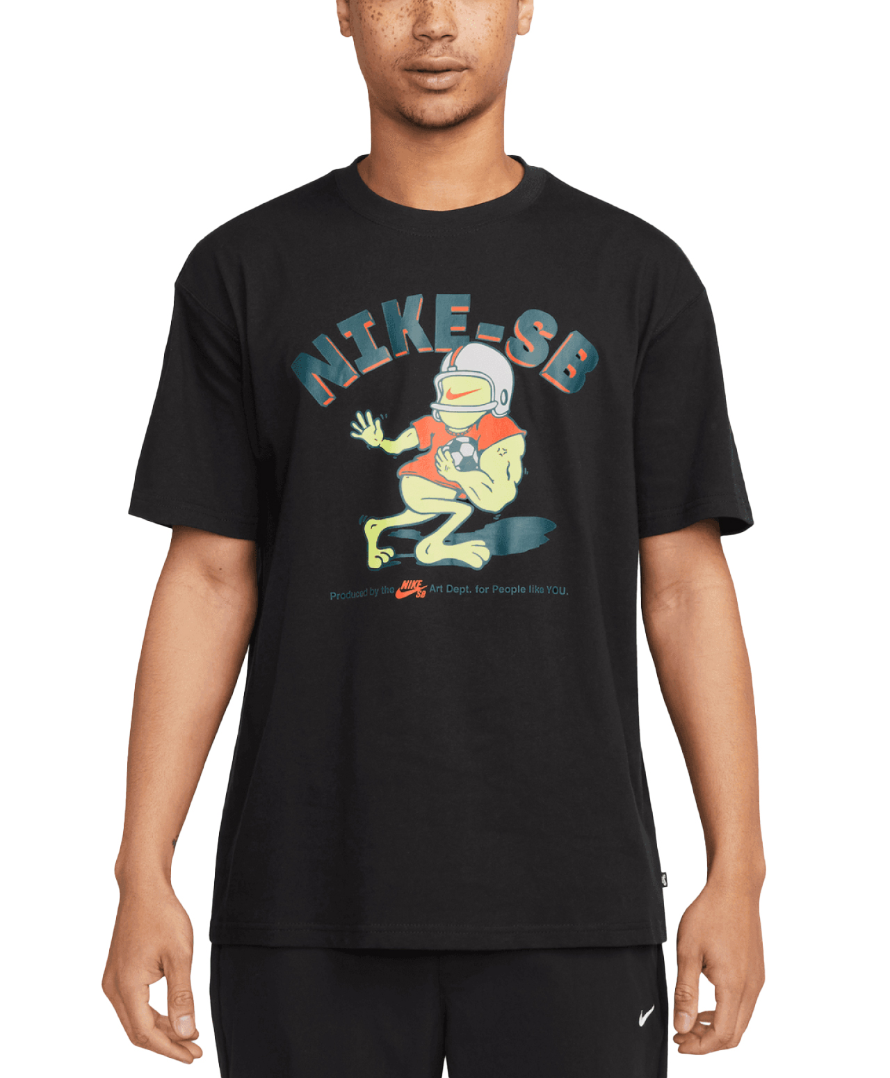 NIKE SB SPORTS GUY TEE BLACK