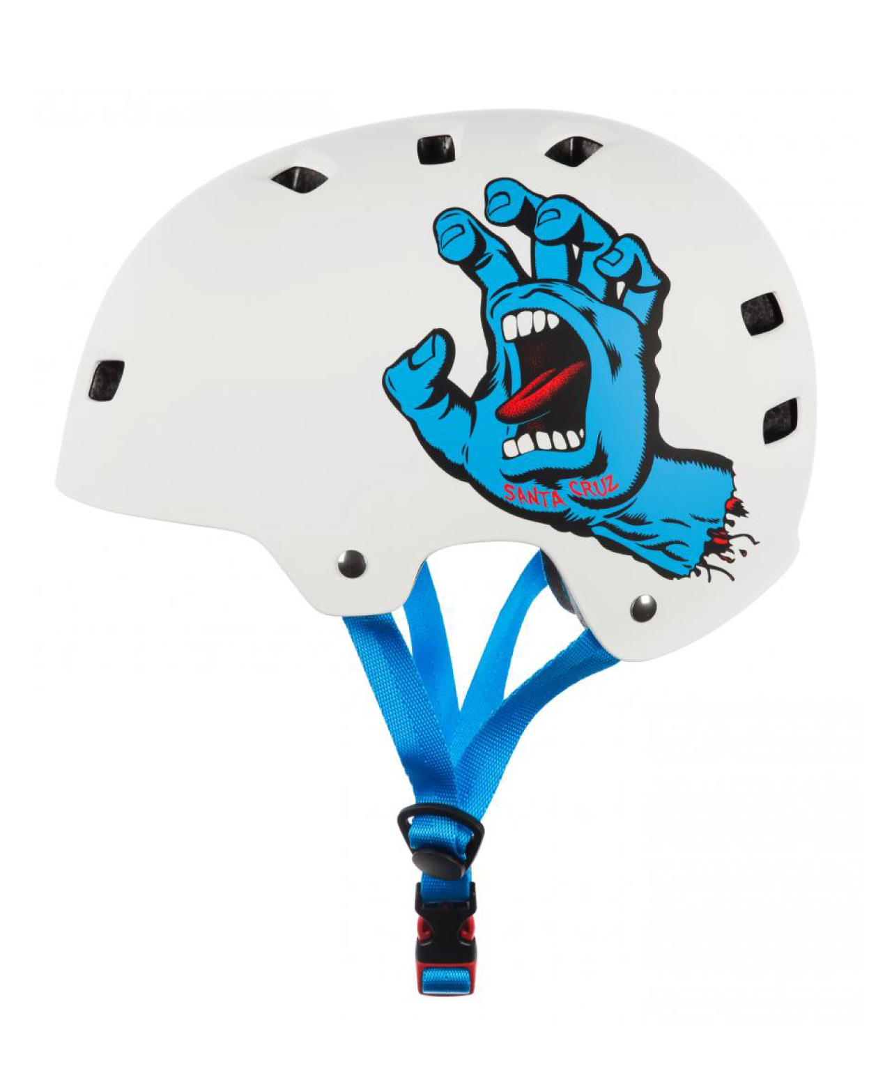 BULLET X SANTA CRUZ SCREAMING HAND HELMET MATTE WHITE