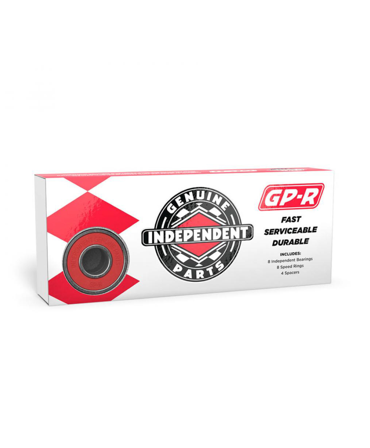 INDEPENDENT GP-R GENUINE PARTS BEARINGS RED