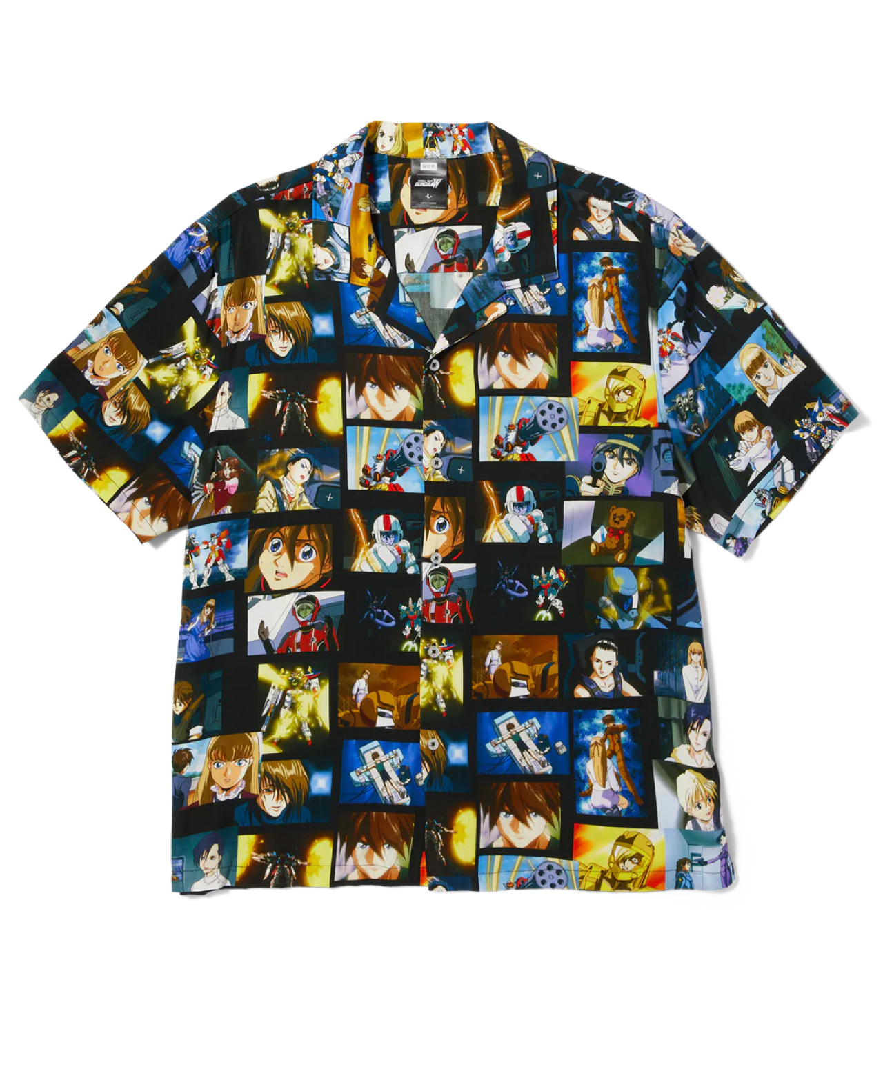 HUF X GUNDAM SCREENSHOTS RESORT SHIRT MULTI