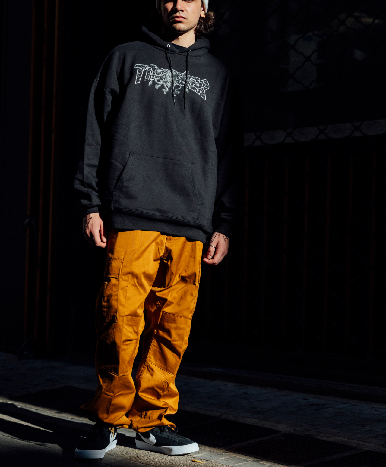 COLOR I-5 CARGO BAGGY BOMBS PANTS TOFFEE