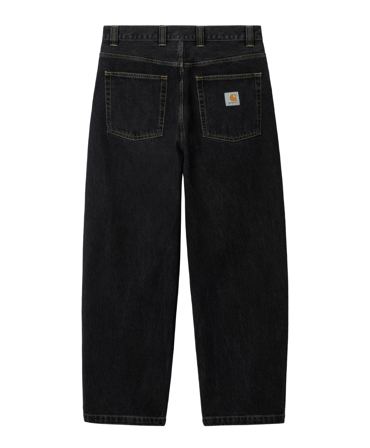 CARHARTT WIP BRANDON PANT BLACK STONE WASHED