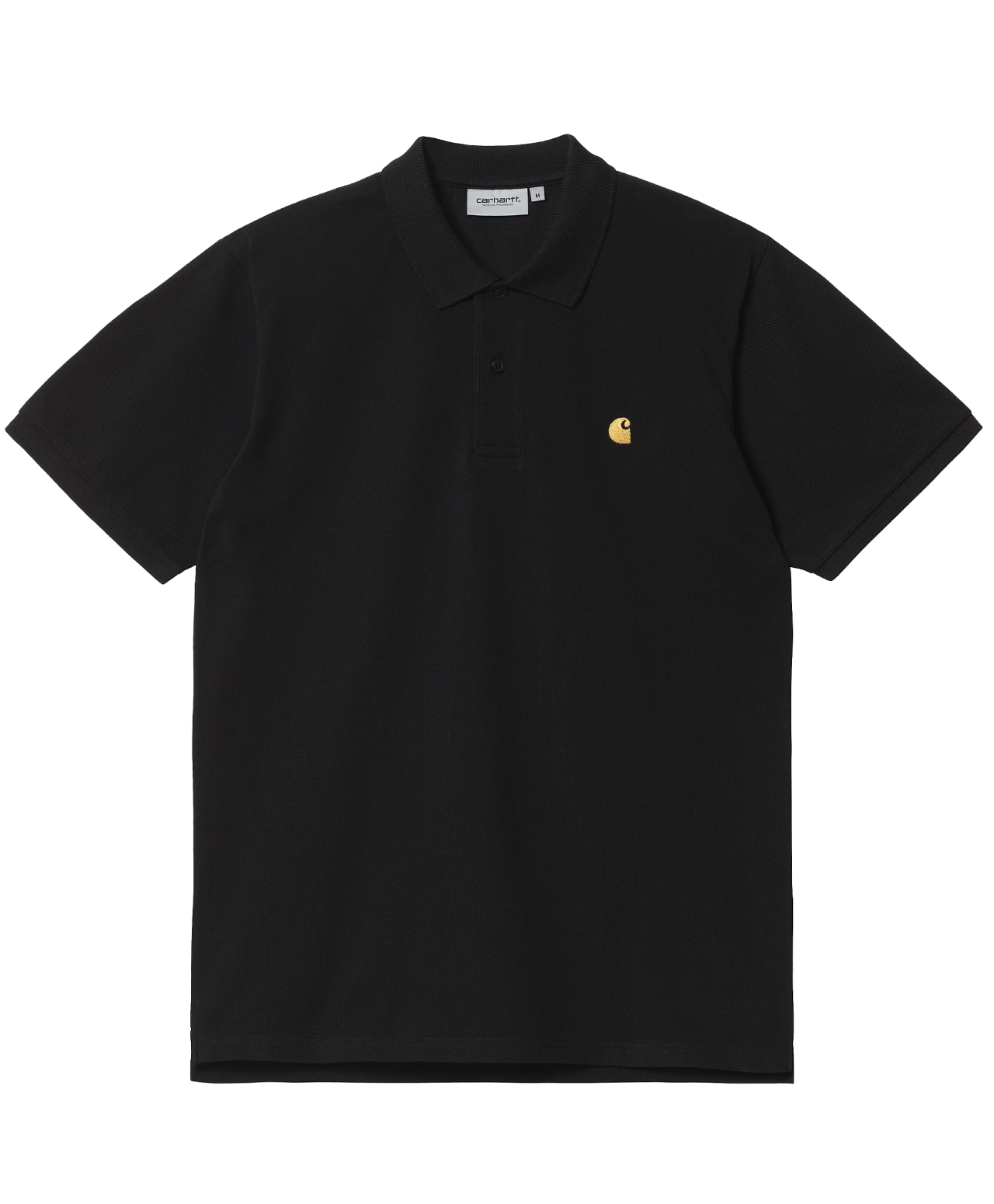 CARHARTT WIP CHASE POLO BLACK/GOLD