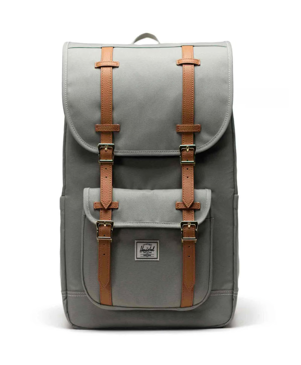 HERSCHEL LITTLE AMERICA BACKPACK SEAGRASS/WHITE STITCH