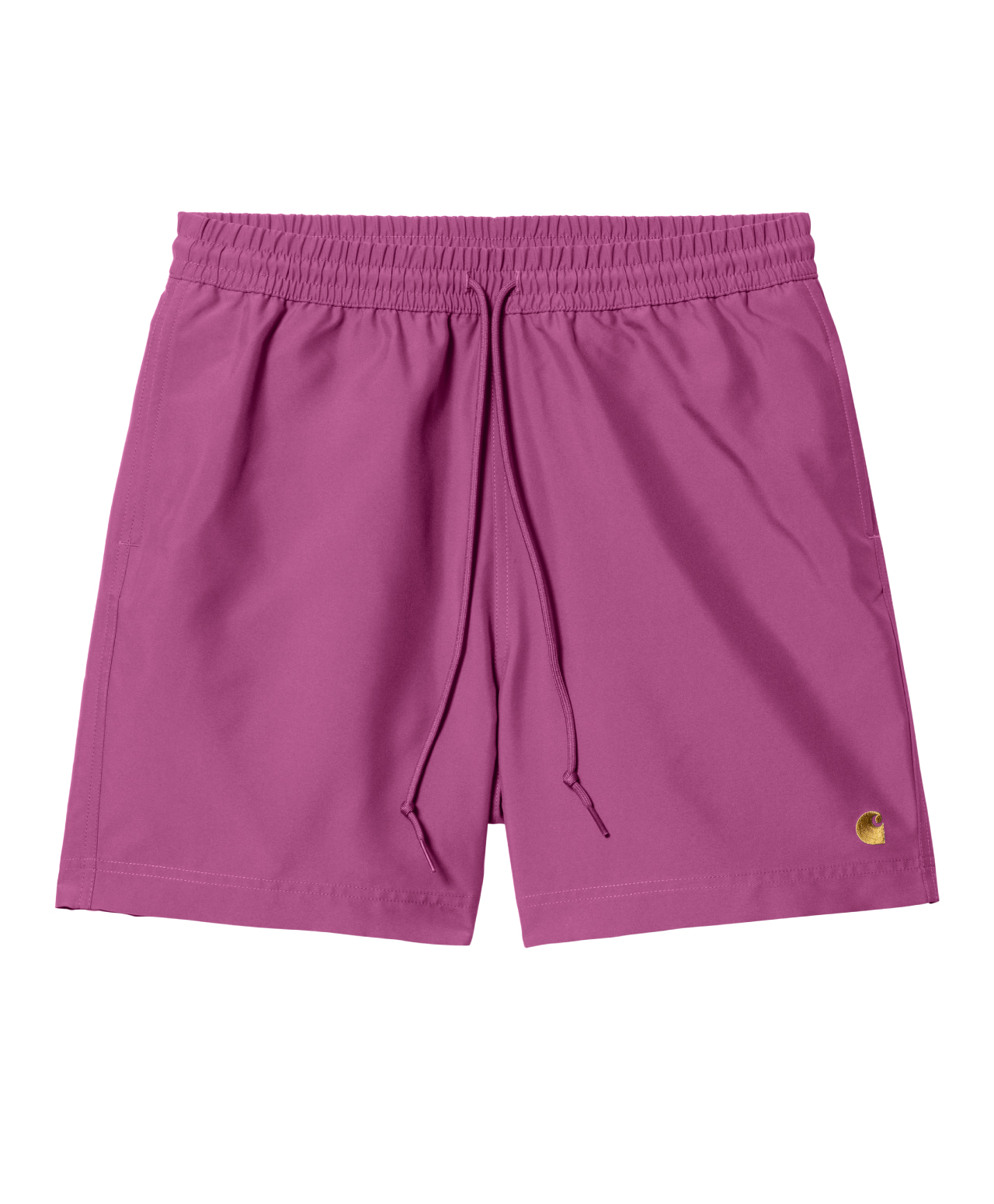 CARHARTT WIP CHASE SWIM TRUNKS MAGENTA/GOLD