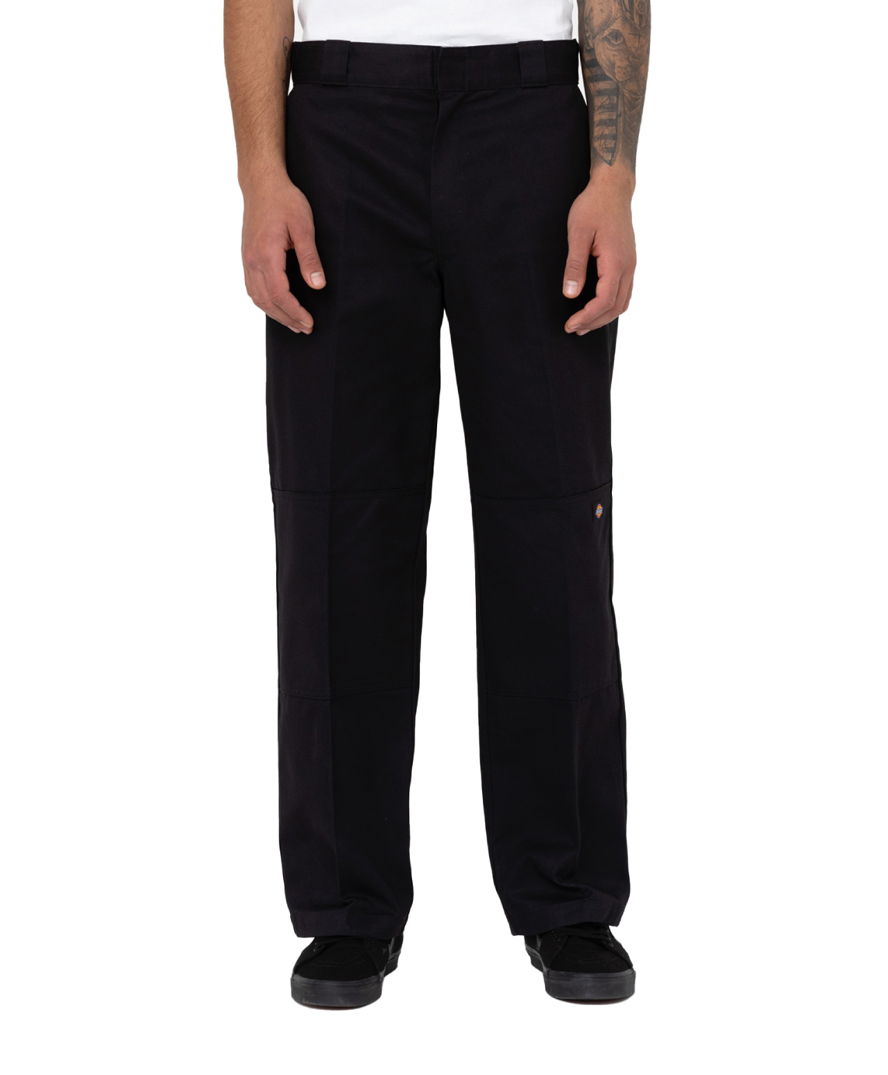DICKIES DOUBLE KNEE WORK PANTS BLACK