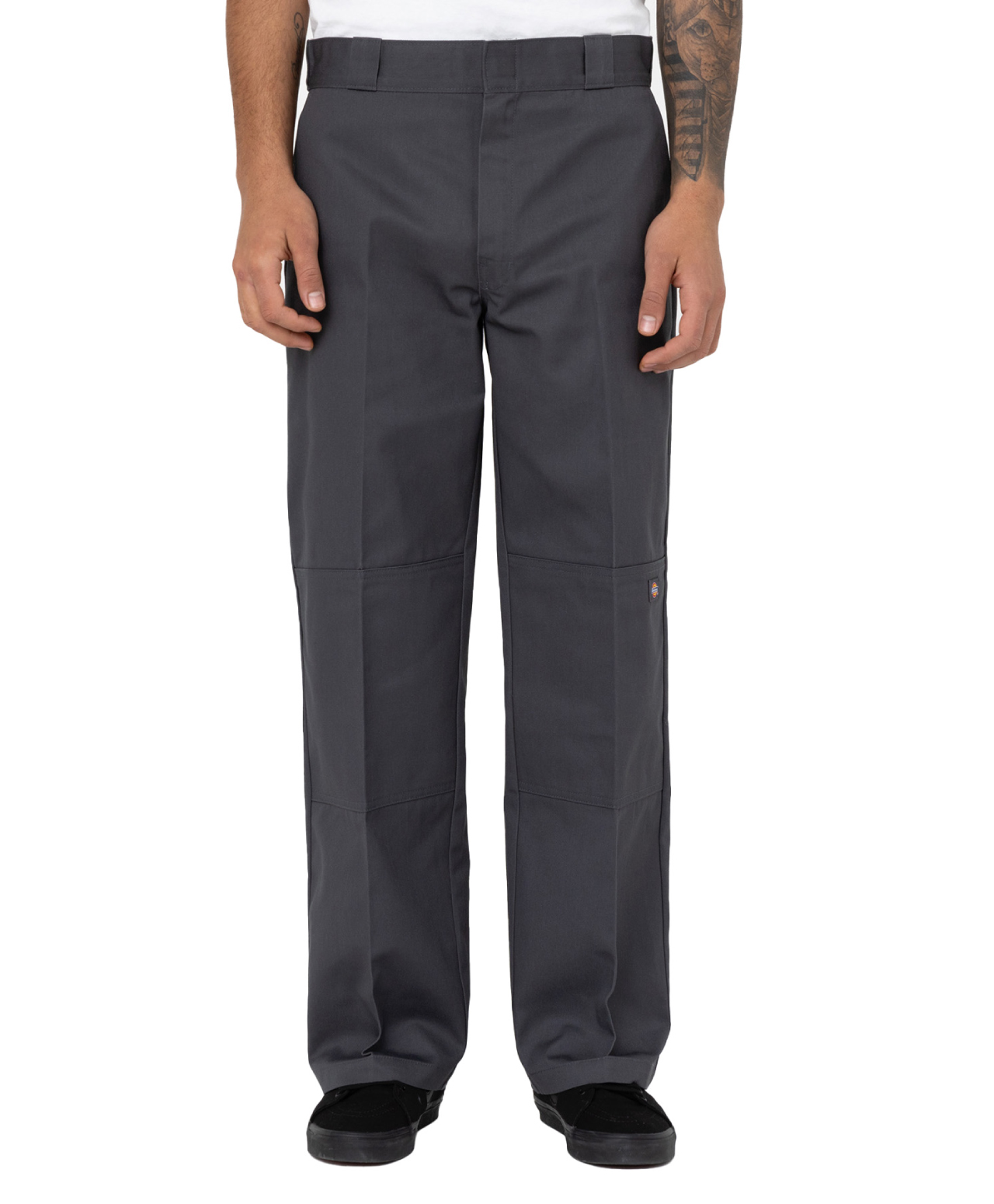 DICKIES DOUBLE KNEE WORK PANTS CHARCOAL GREY