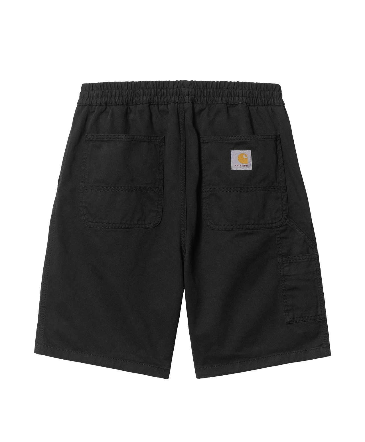 CARHARTT WIP FLINT SHORT BLACK GARMENT DYED