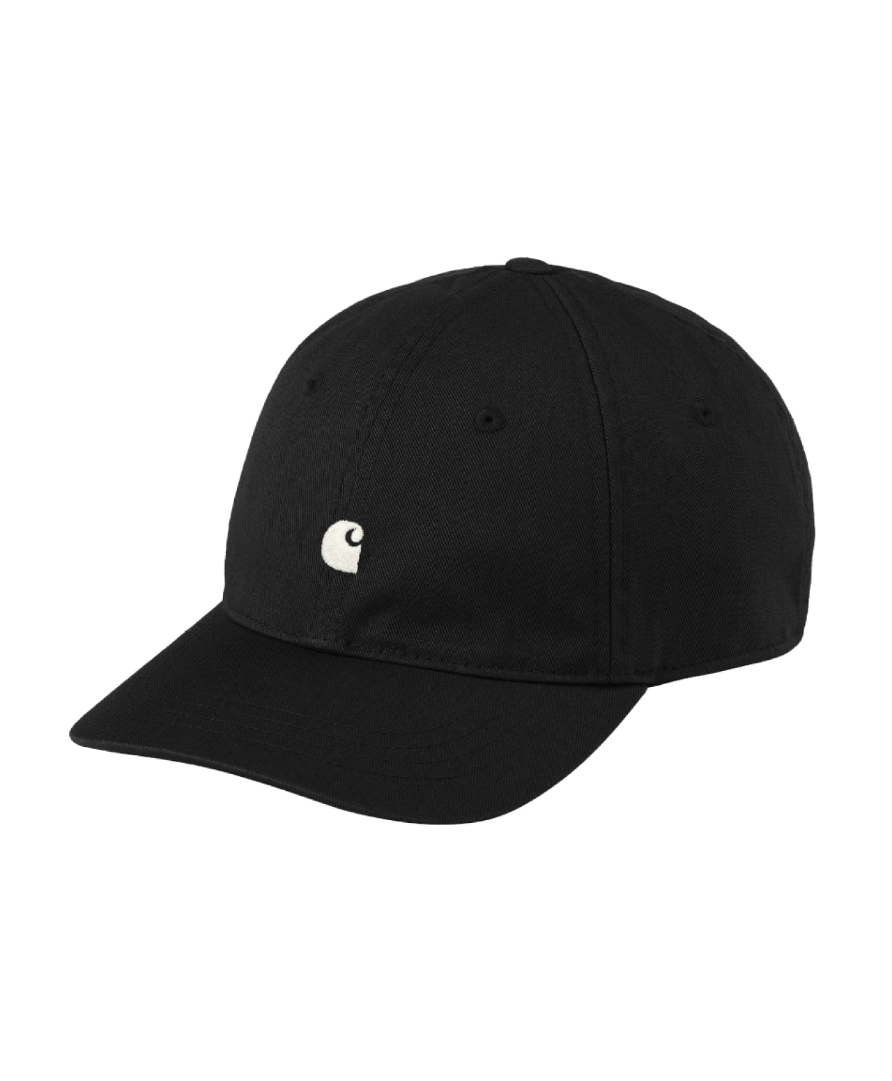CARHARTT WIP MADISON LOGO CAP BLACK/WHITE