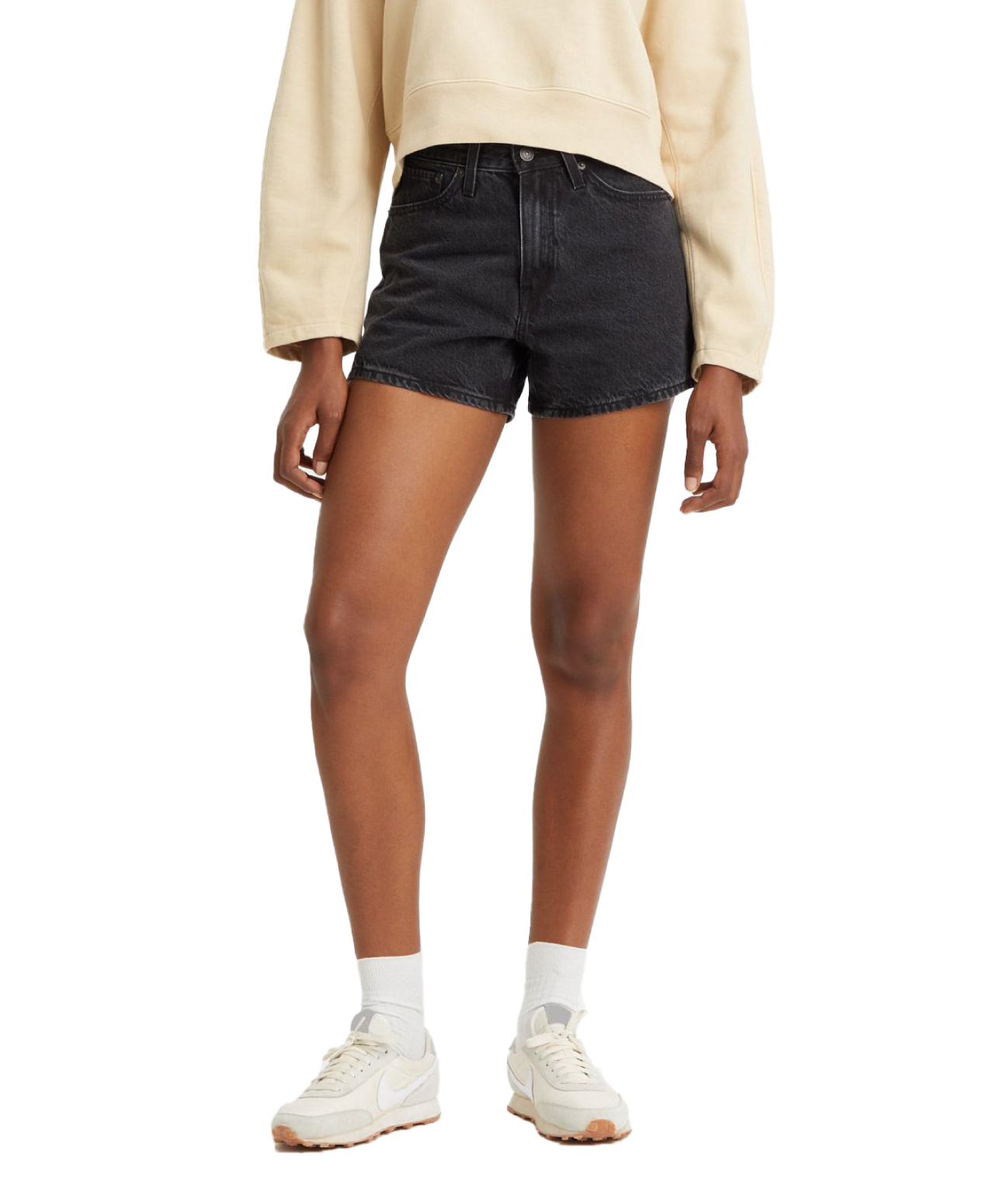 LEVIS® 80S MOM SHORTS BLACK STONEWASH
