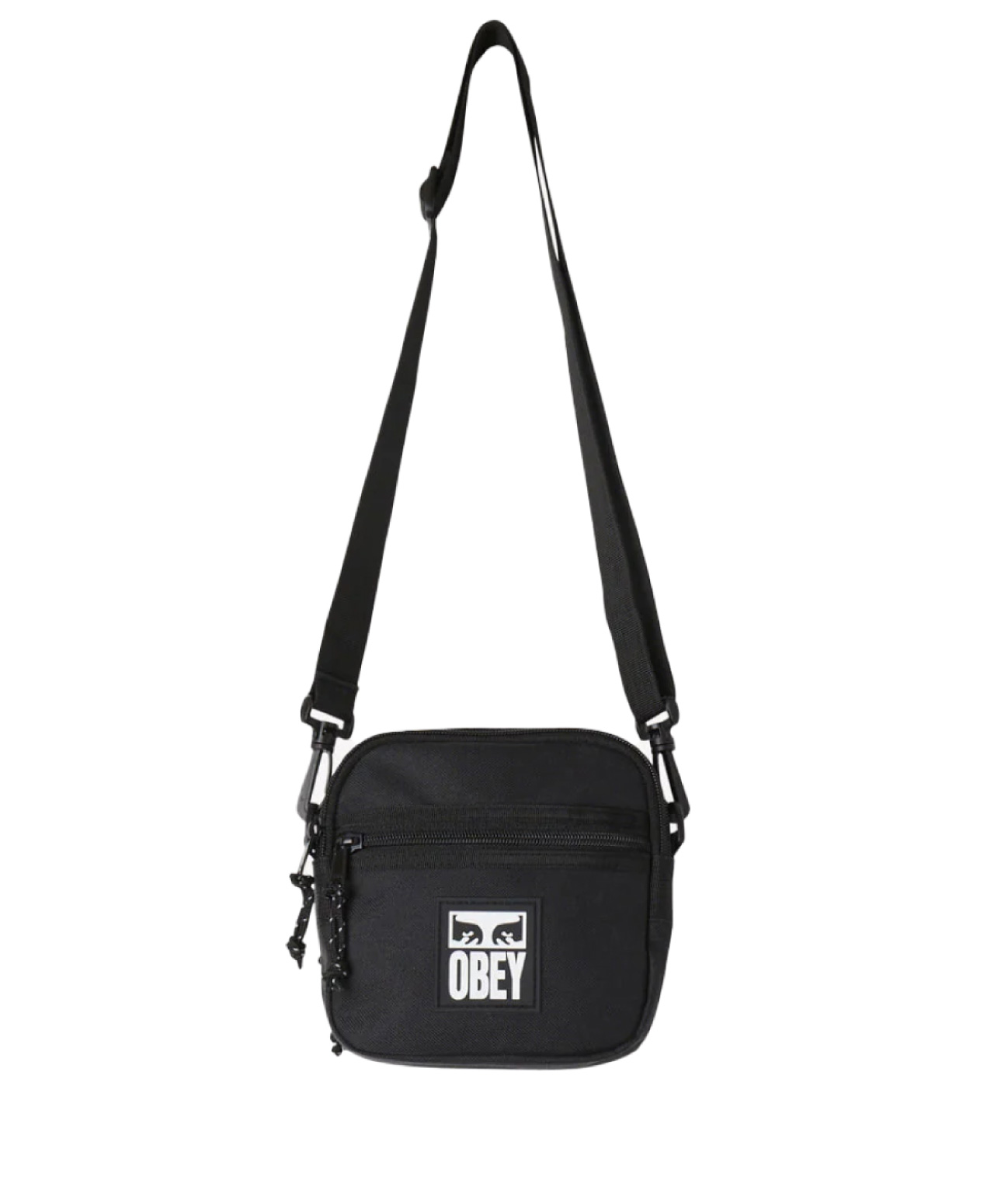 OBEY SMALL MESSENGER CROSSBODY BAG BLACK