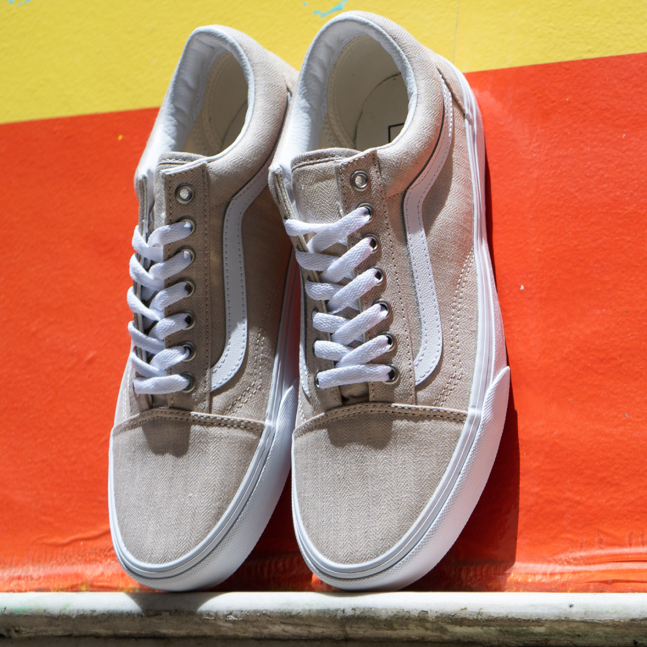 VANS OLD SKOOL SUMMER LINEN RAINY DAY | SHOES | Color Skates