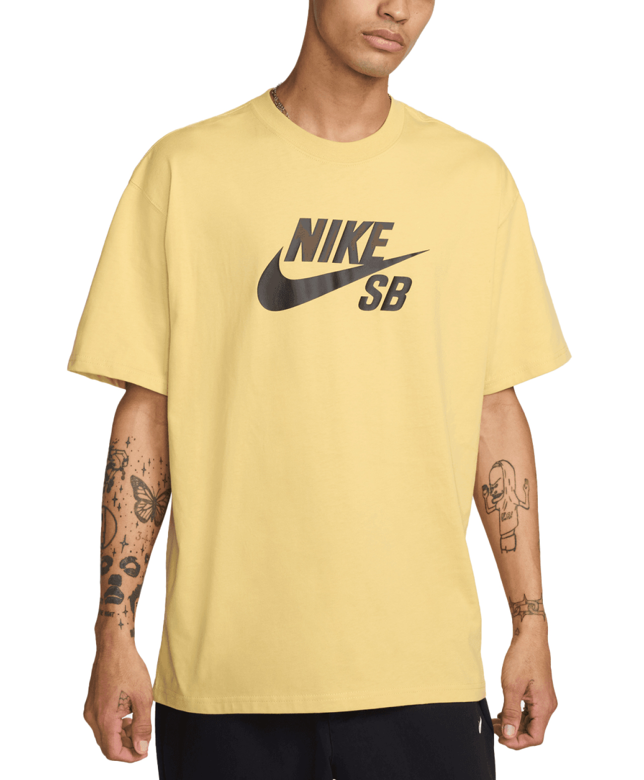 NIKE SB BIG LOGO TEE SATURN GOLD