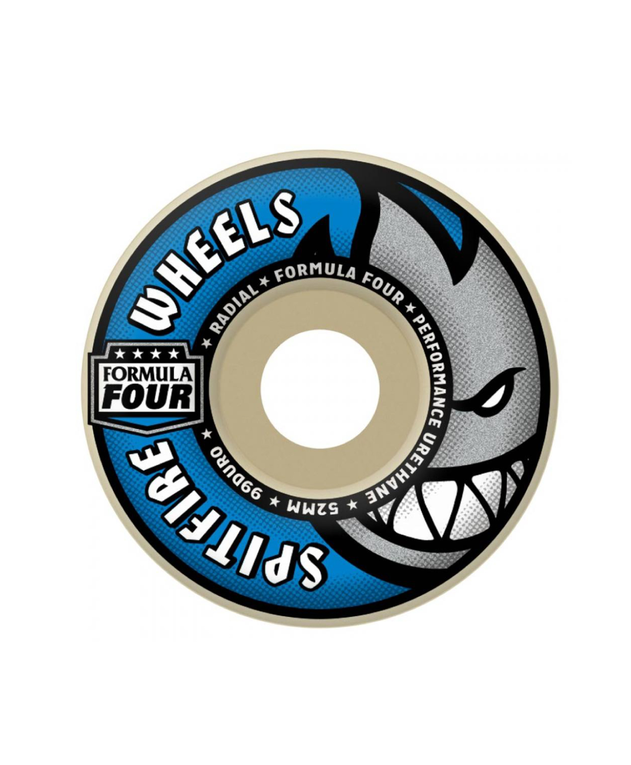 SPITFIRE FORMULA FOUR WHEELS RADIAL 99DU 56MM WHITE