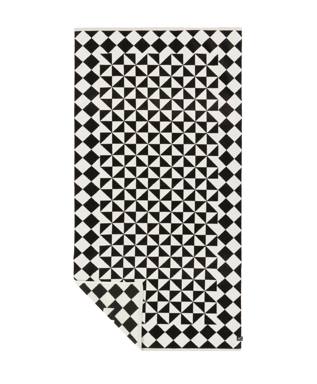 SLOWTIDE GATSBY PREMIUM WOVEN TOWEL BLACK