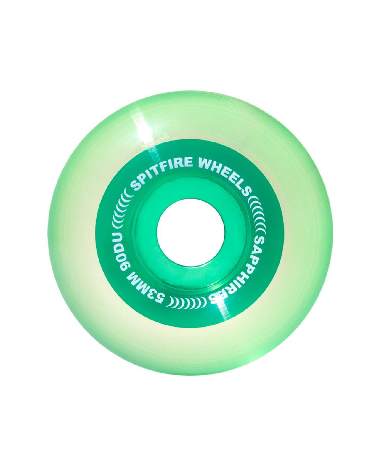 SPITFIRE SOFT WHEELS SAPPHIRE RADIAL 90D 53MM GREEN