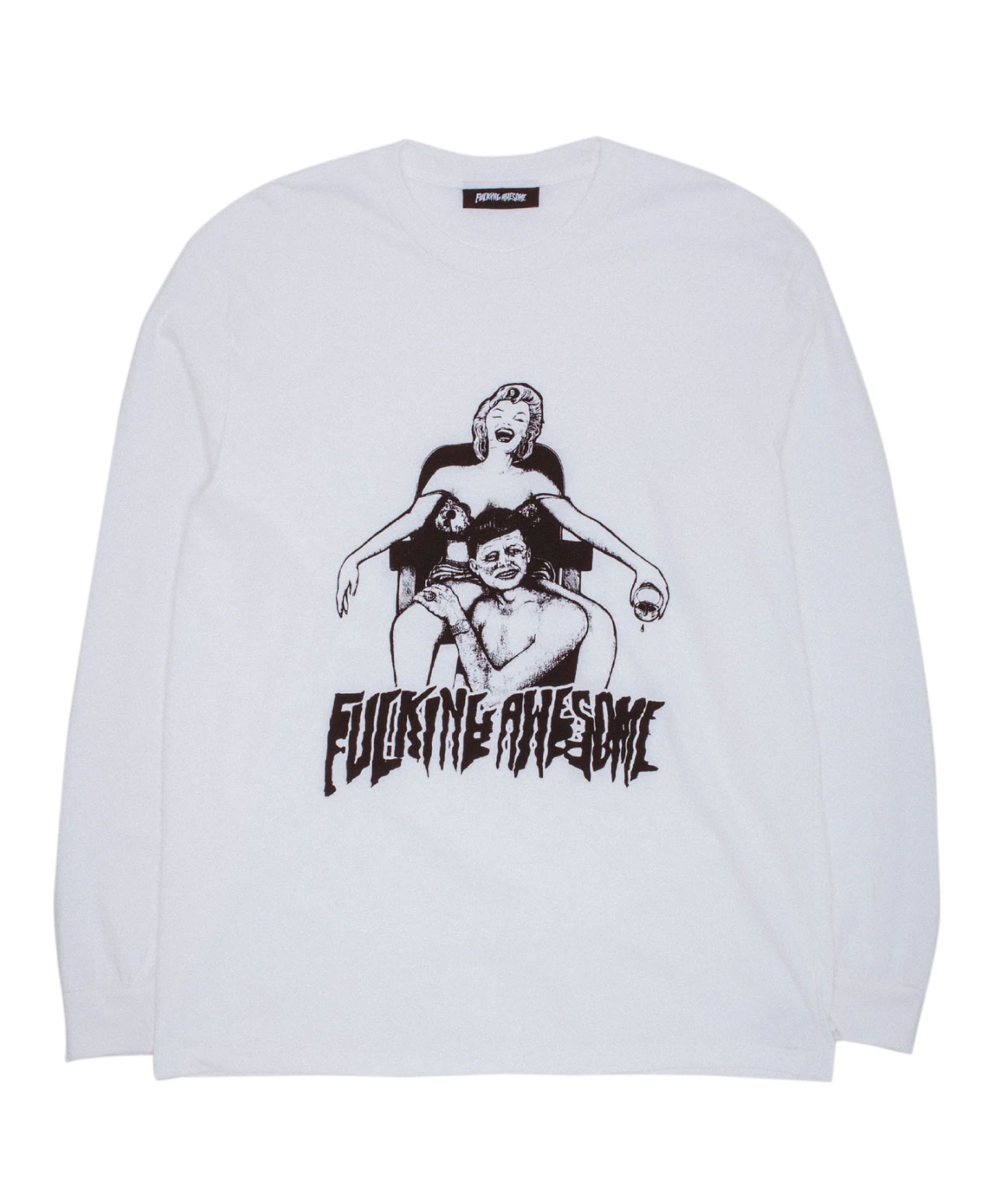 【FUCKING AWESOME】BOMBSHELL L/S TEE WHITE FUCKING AWESOME BOMBSHELL LONG SLEEVE WHITE | LONG SLEEVE