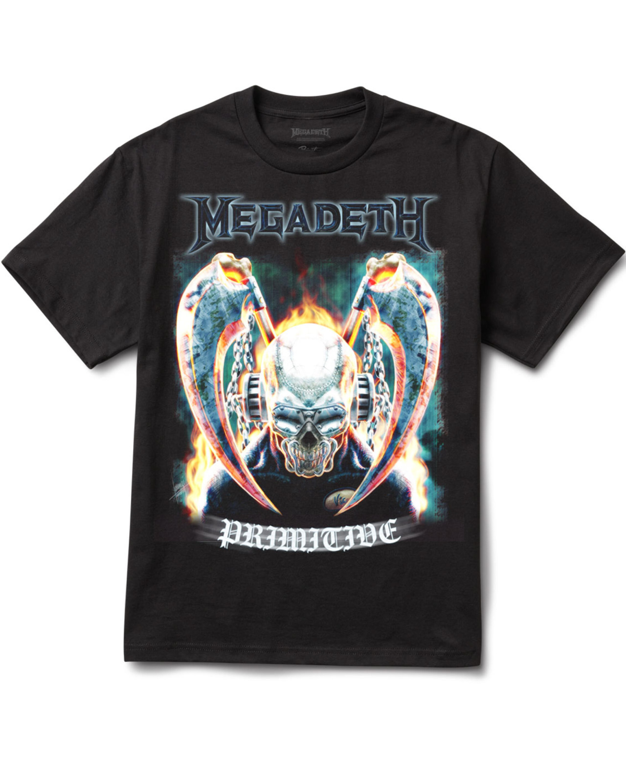 PRIMITIVE X MEGADETH UNITED HEAVYWEIGHT TEE BLACK