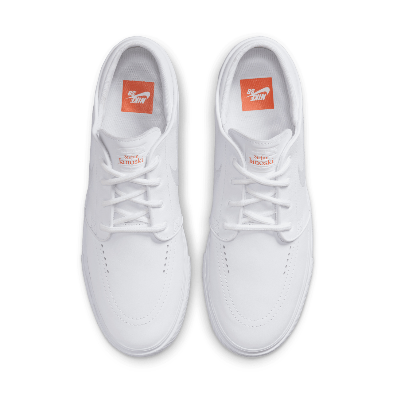 nike sb janoski white and orange