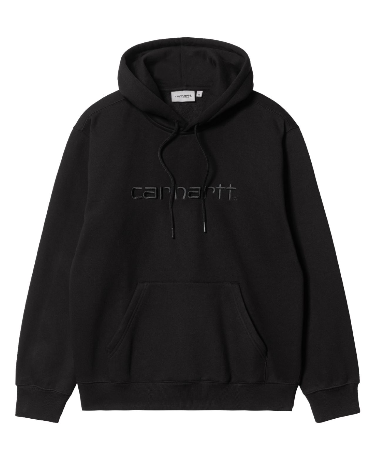CARHARTT WIP LOGO HOOD BLACK/BLACK