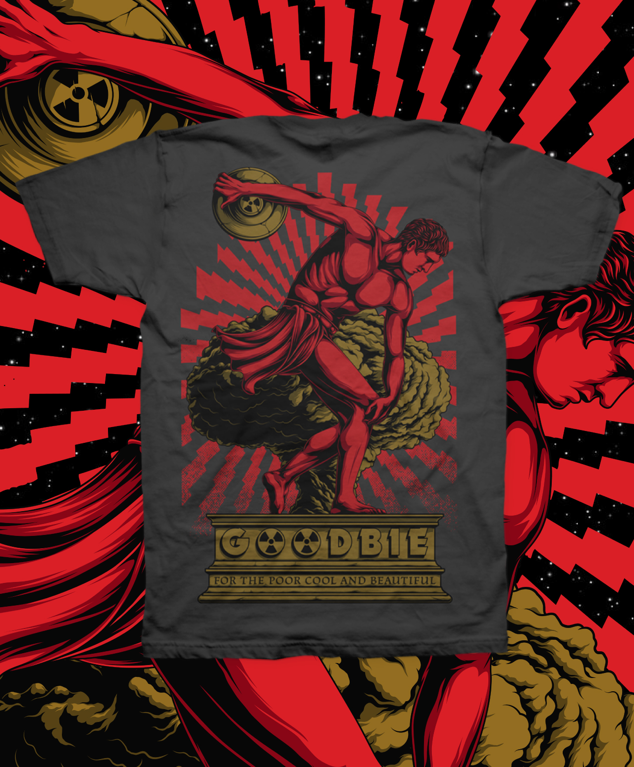 GOODBIE WAR GAMES NUCLEAR DISCMAN TEE ASPHALT