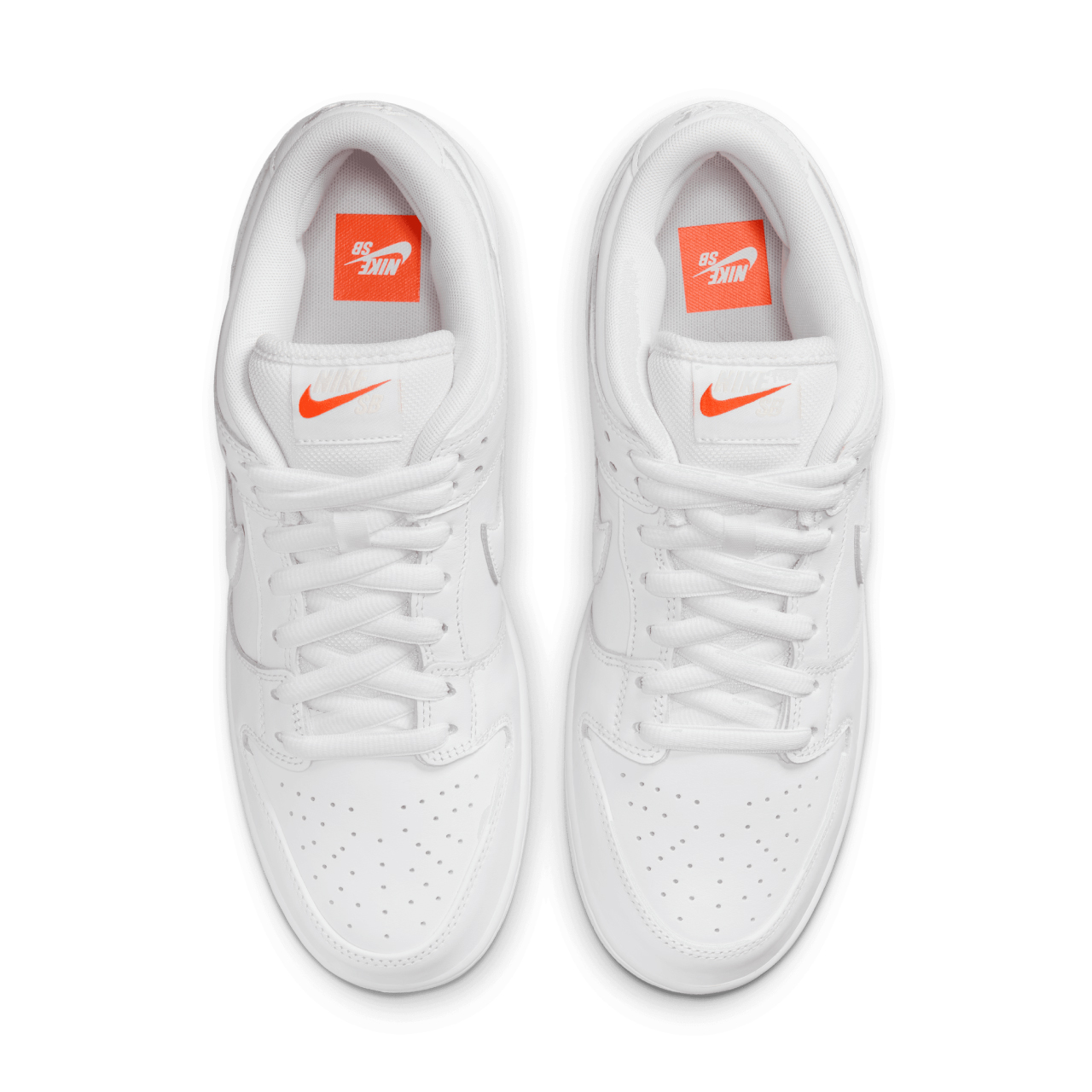 NIKE SB 'ORANGE LABEL' DUNK LOW PRO WHITE/WHITE-WHITE-WHITE