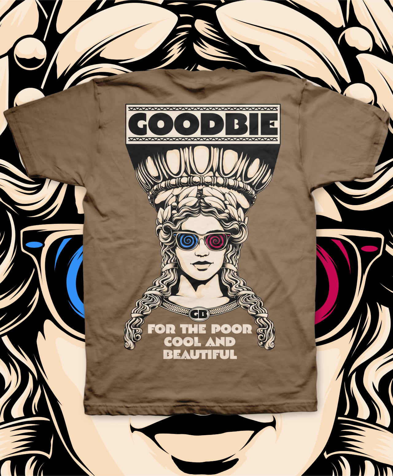 GOODBIE KARRY 3D GLOW TEE ARMY