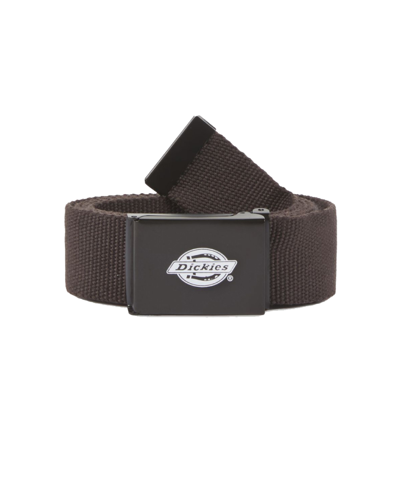 DICKIES ORCUTT WEBBING BELT DARK BROWN
