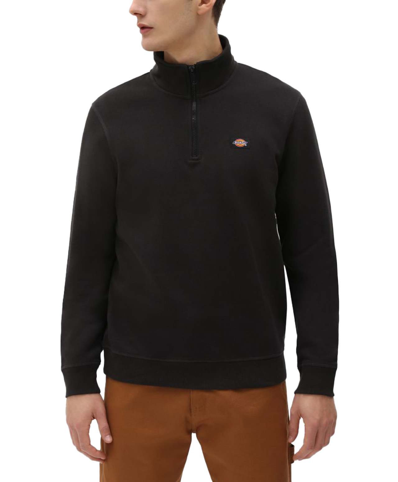 DICKIES OAKPORT QUARTER ZIP BLACK