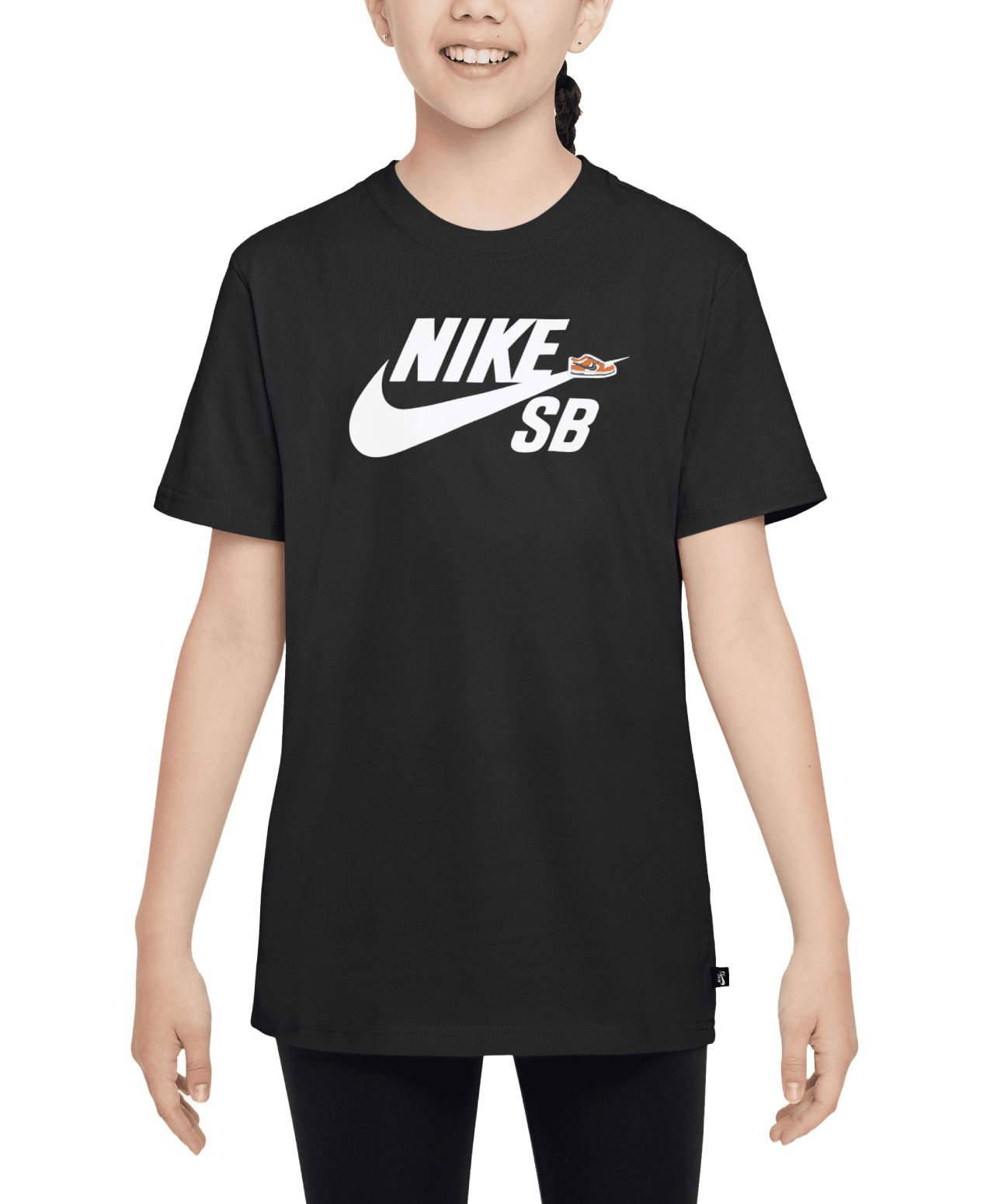 NIKE SB KIDS TEE BLACK