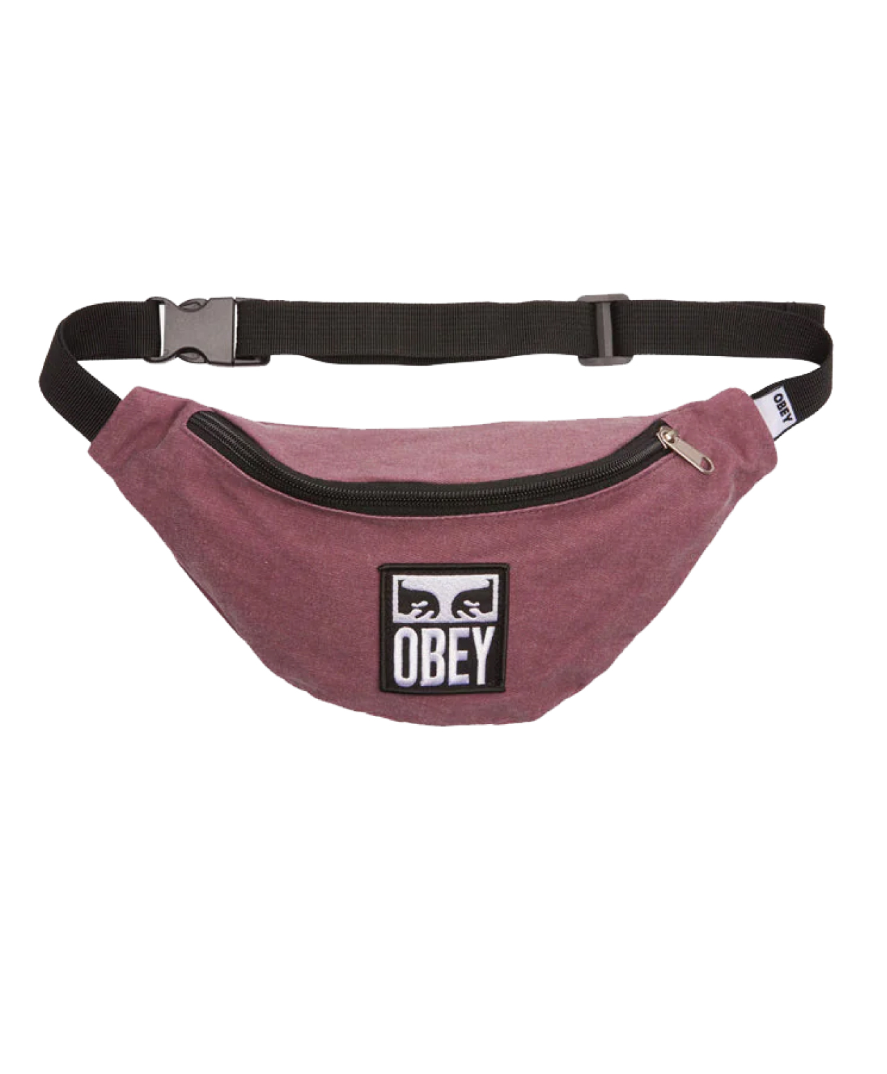 OBEY WASTED HIP PACK II PIGMENT BURGUNDY