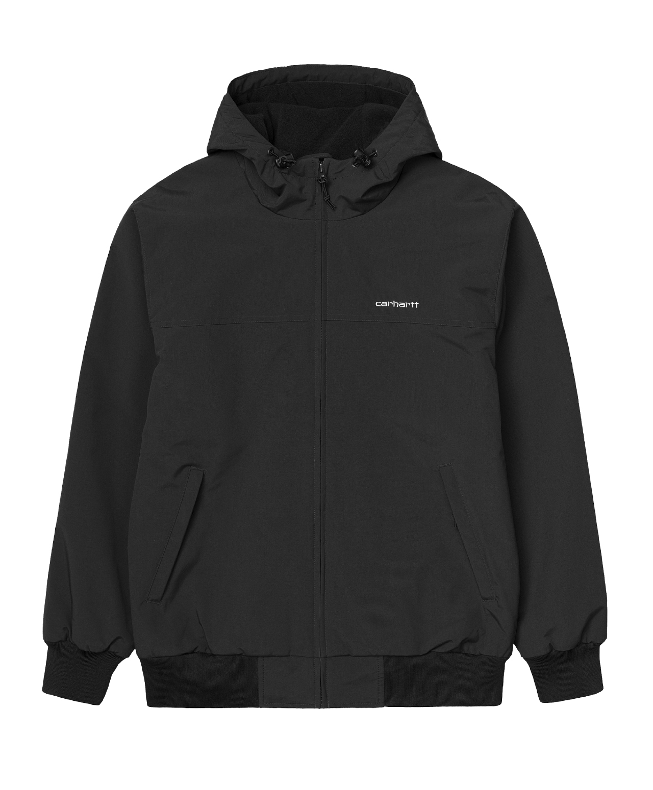 CARHARTT WIP HOODED SAIL JACKET BLACK/WHITE
