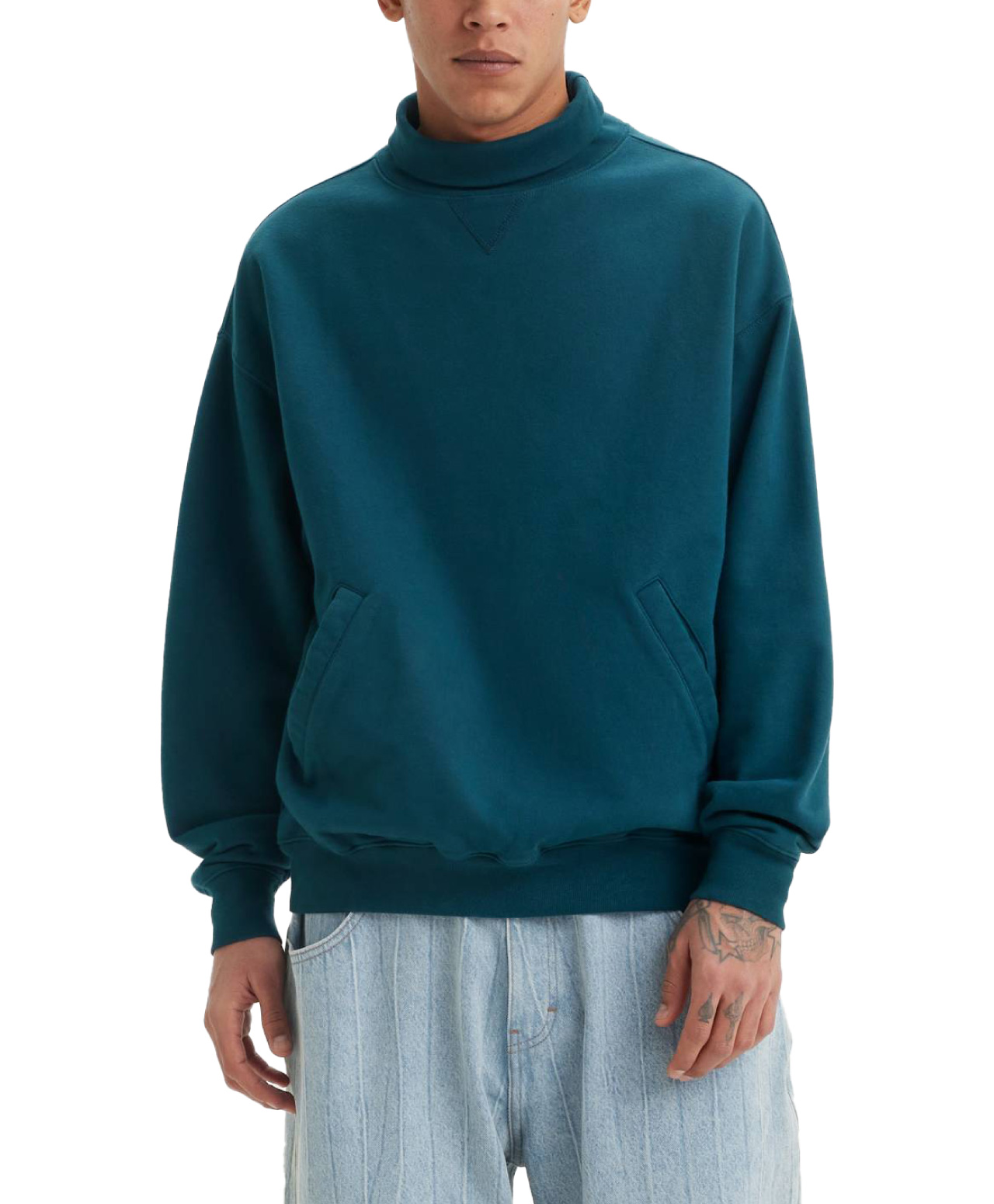 LEVIS® SKATEBOARDING TURTLENECK SWEATSHIRT REFLECTING POND