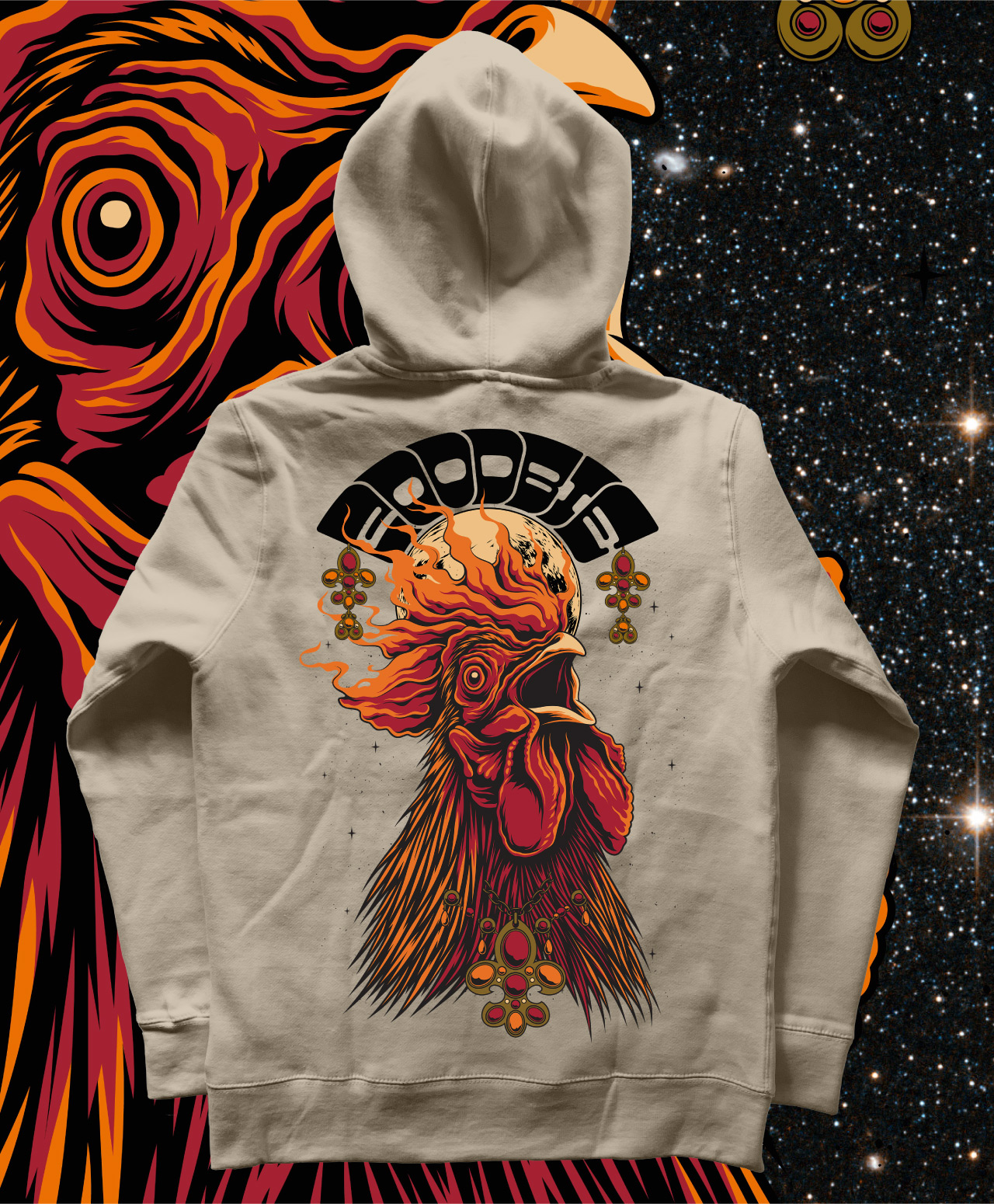 GOODBIE G.O.A.T PLAY CHICKEN PREMIUM HOOD CEMENT