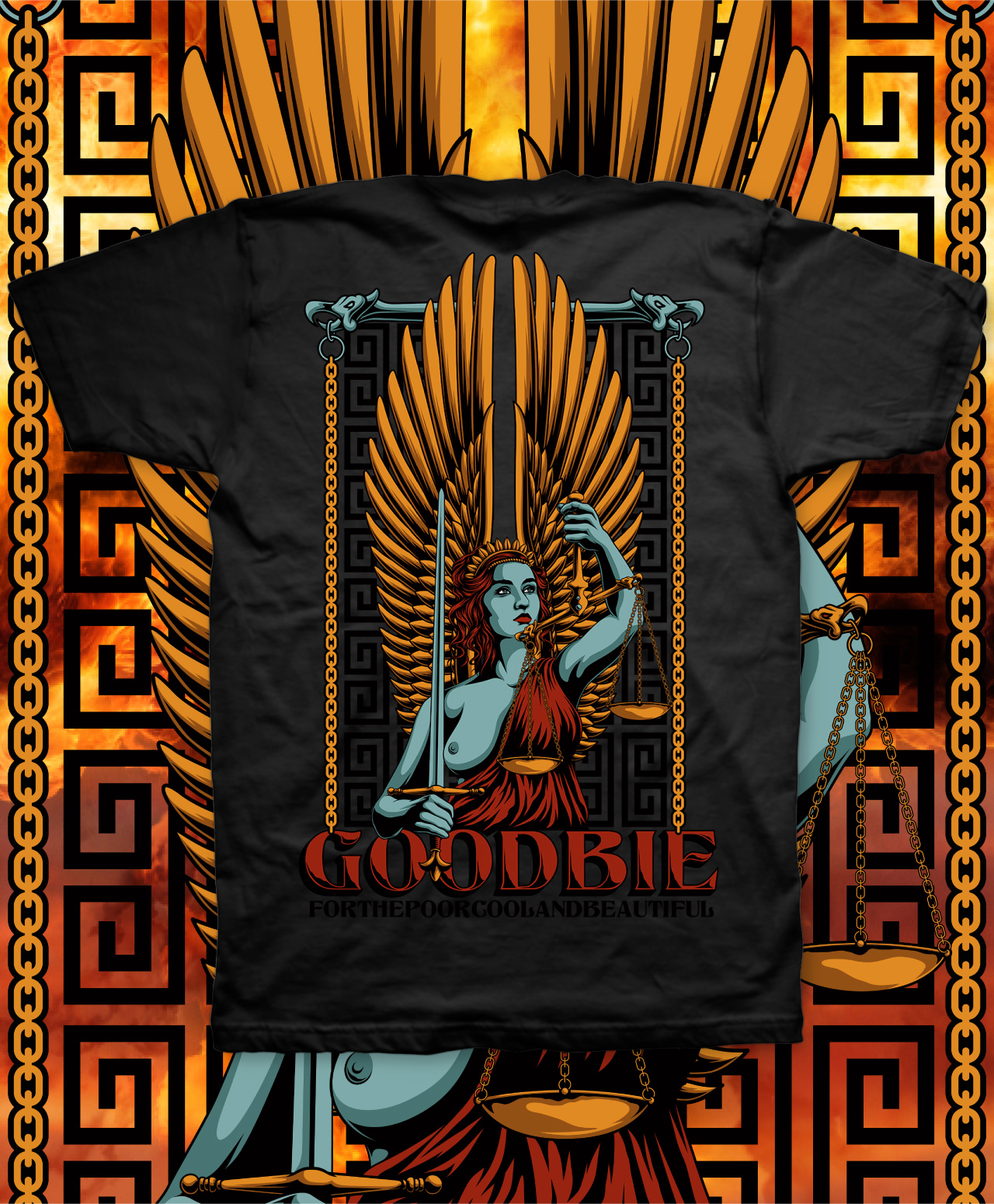 GOODBIE NEMESYS TEE BLACK