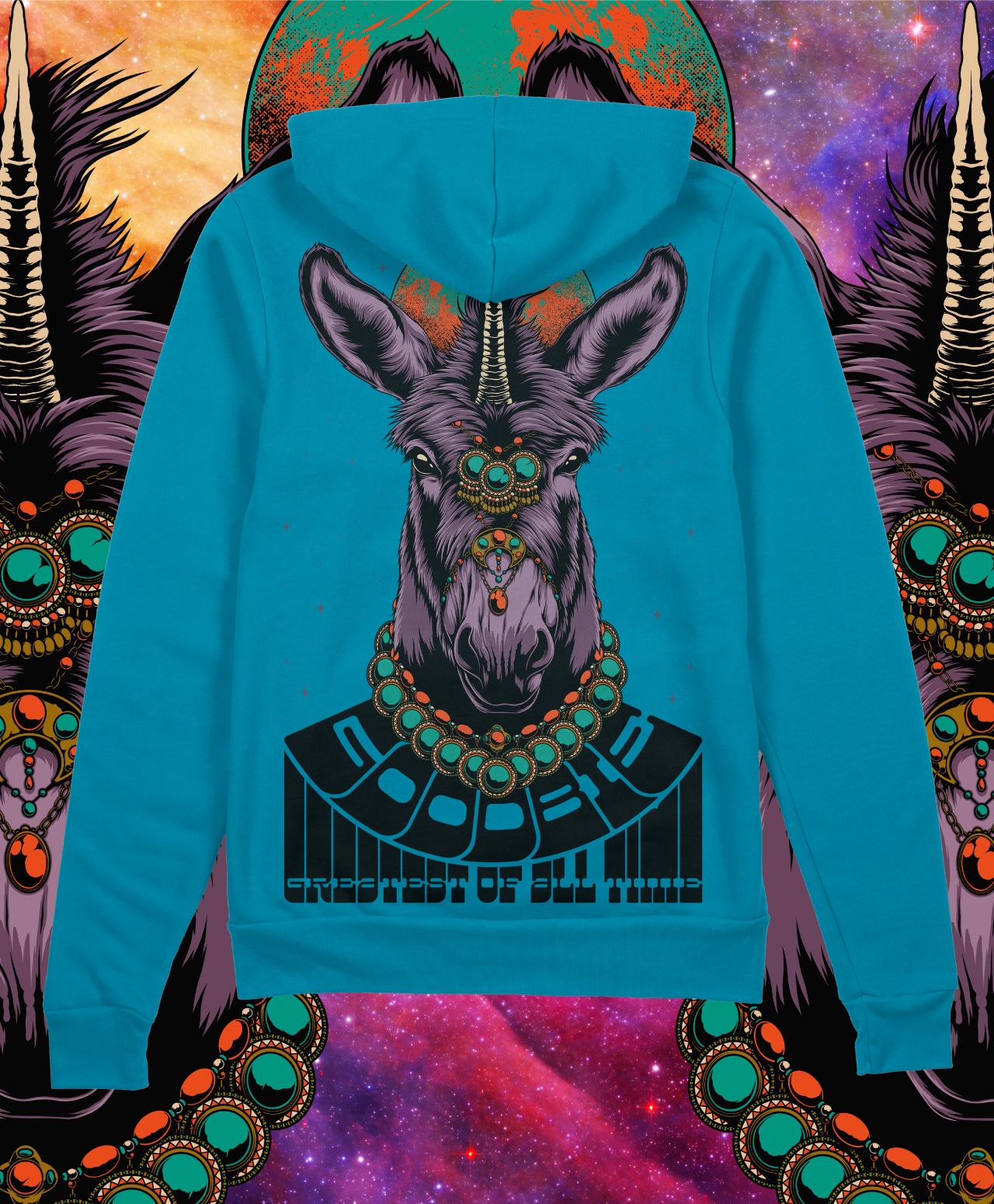 GOODBIE G.O.A.T UNIDONK ZIP HOOD ABYSS GREEN