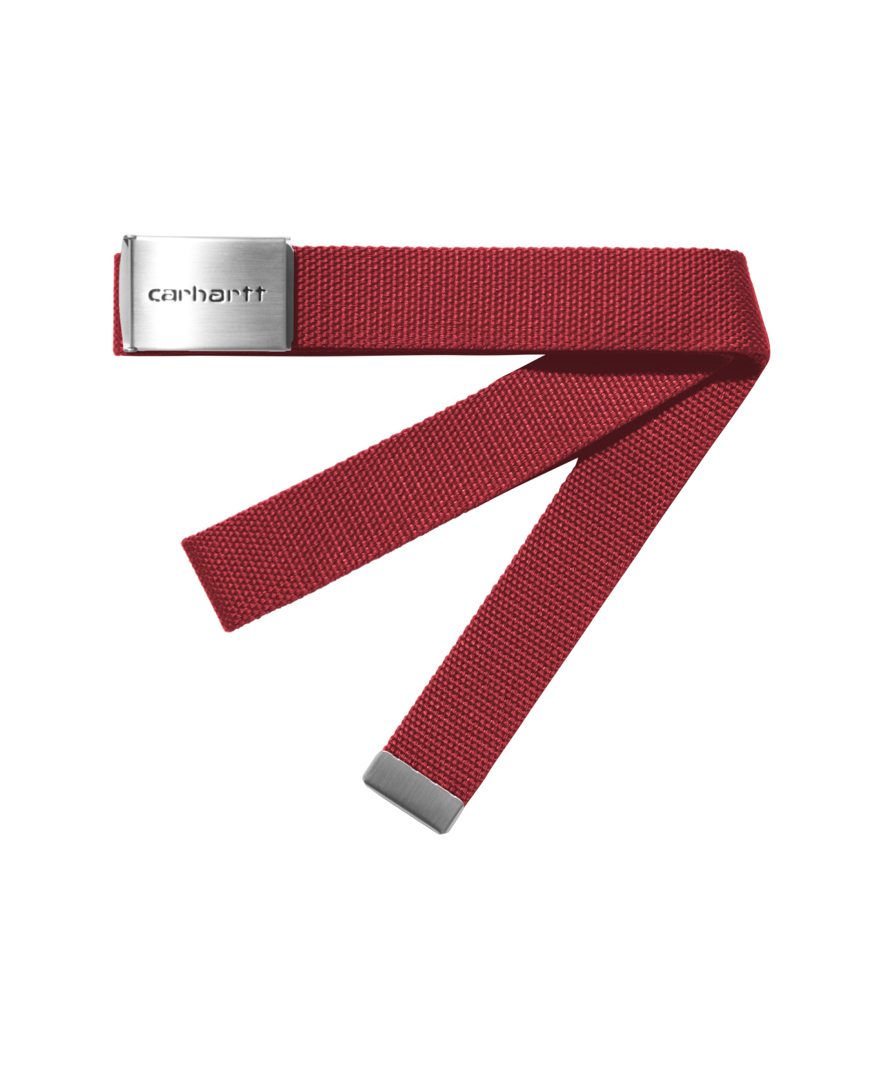 CARHARTT WIP CLIP BELT CHROME TUSCANY