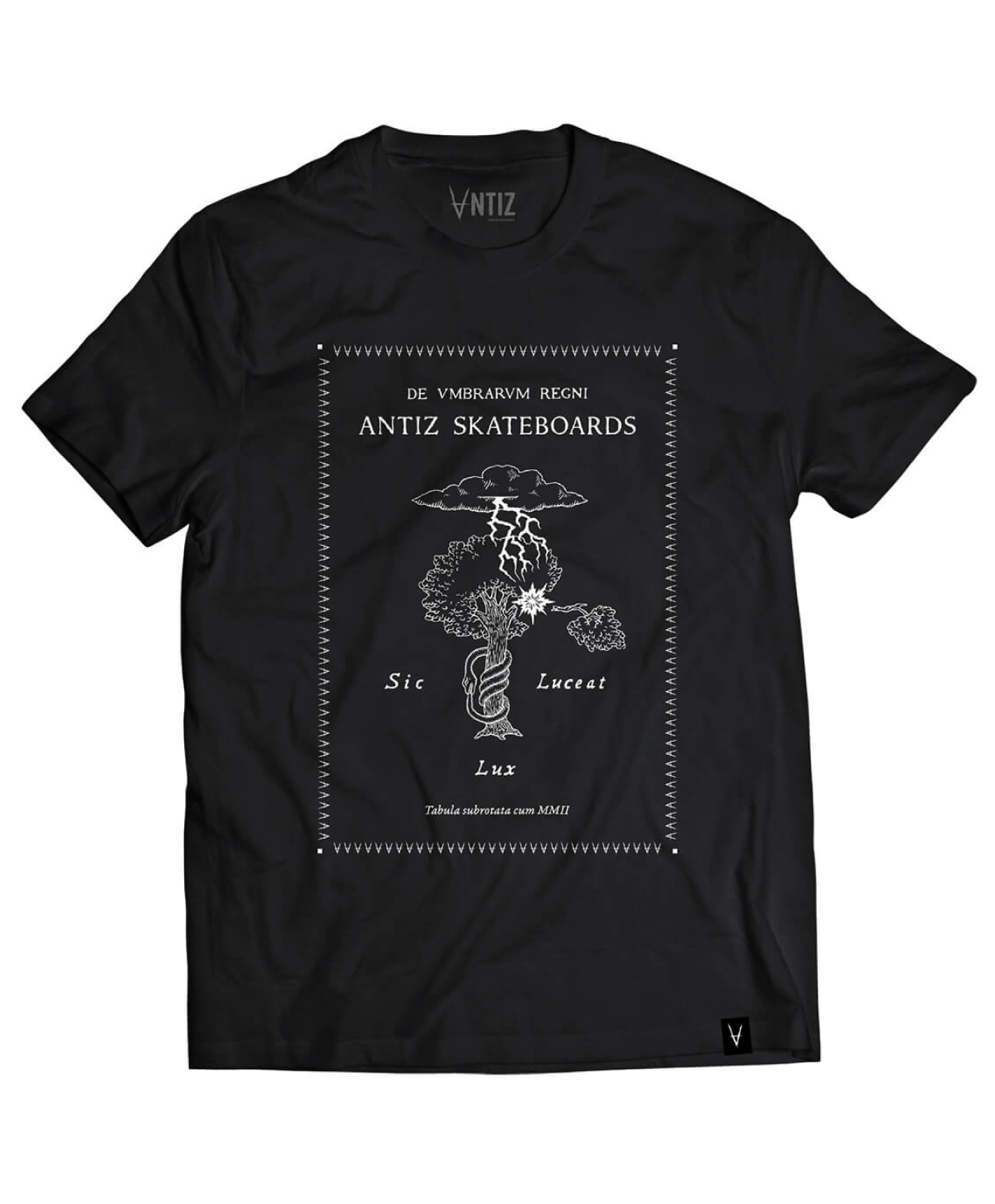 ANTIZ AD MORTEM TEE BLACK