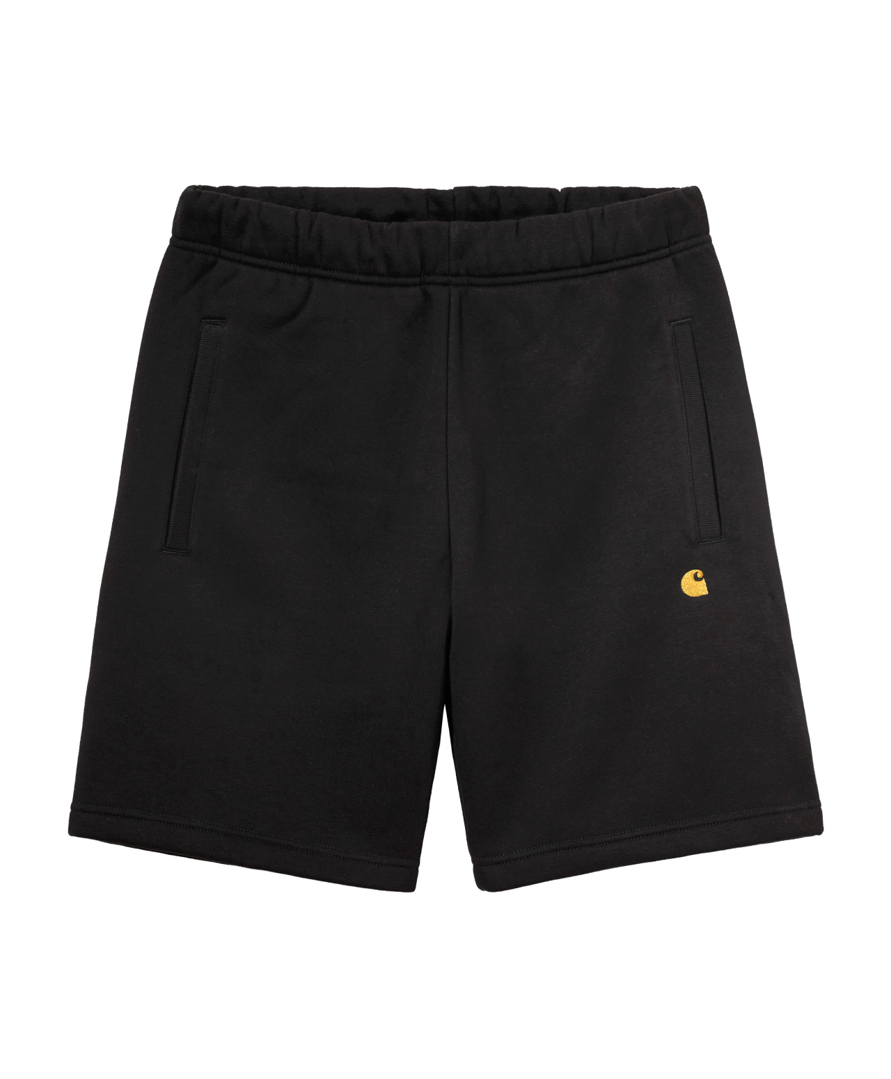 CARHARTT WIP CHASE SWEAT SHORT BLACK/GOLD