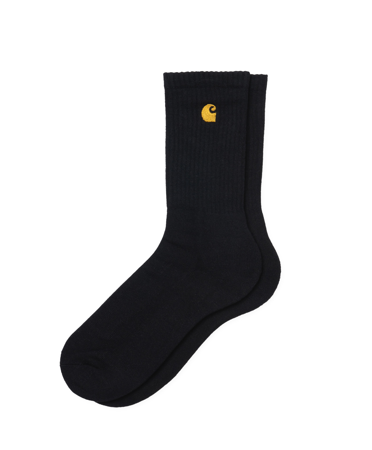 CARHARTT WIP CHASE SOCKS BLACK/GOLD