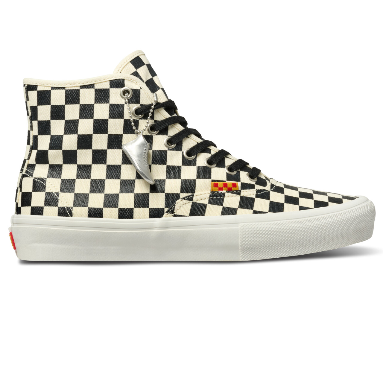 VANS X ANDREW ALLEN SKATE AUTHENTIC HIGH CHECK BLACK/WHITE